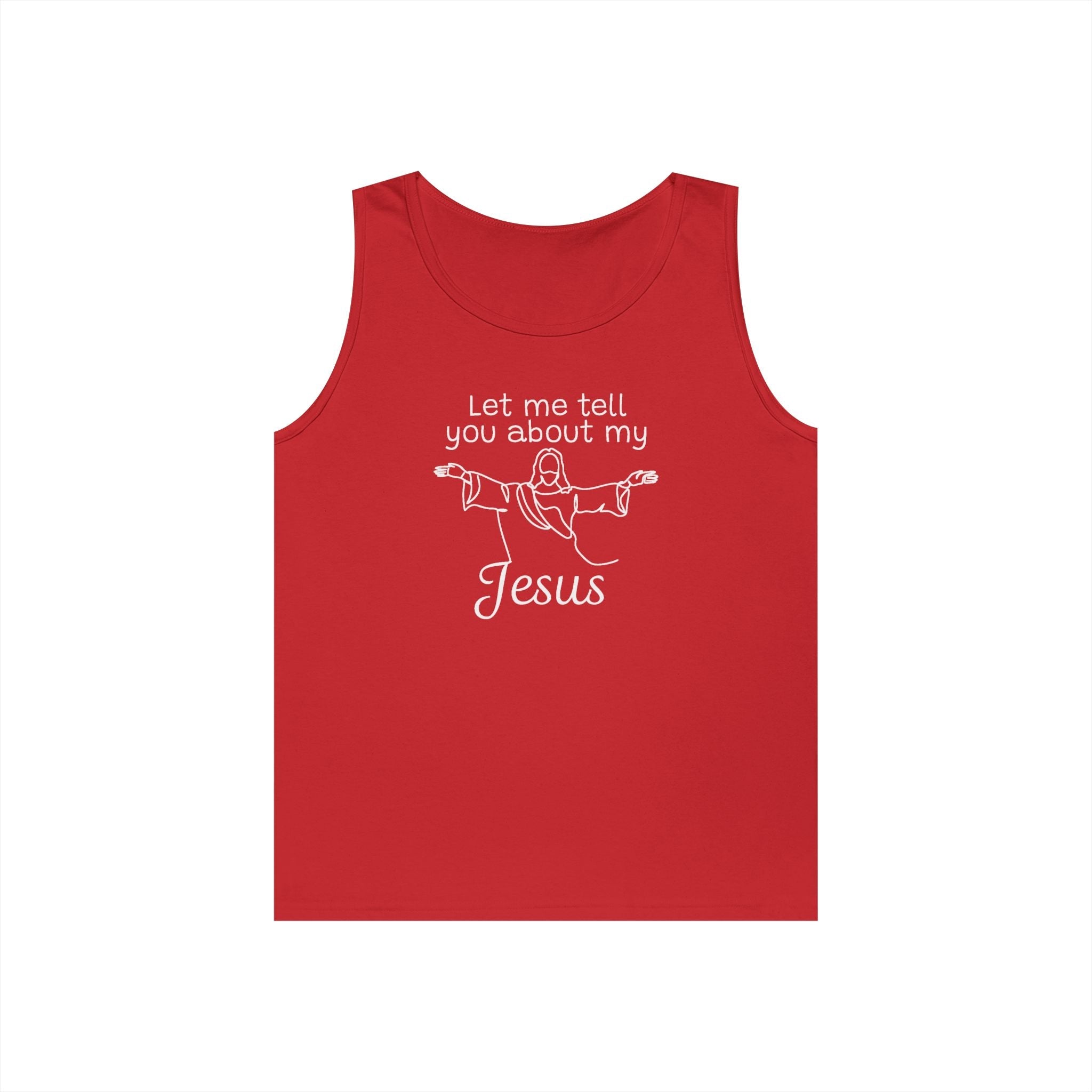 Faith Based Men's Tank Top - Let me tell you | Tank Top by atgodanddesigns
