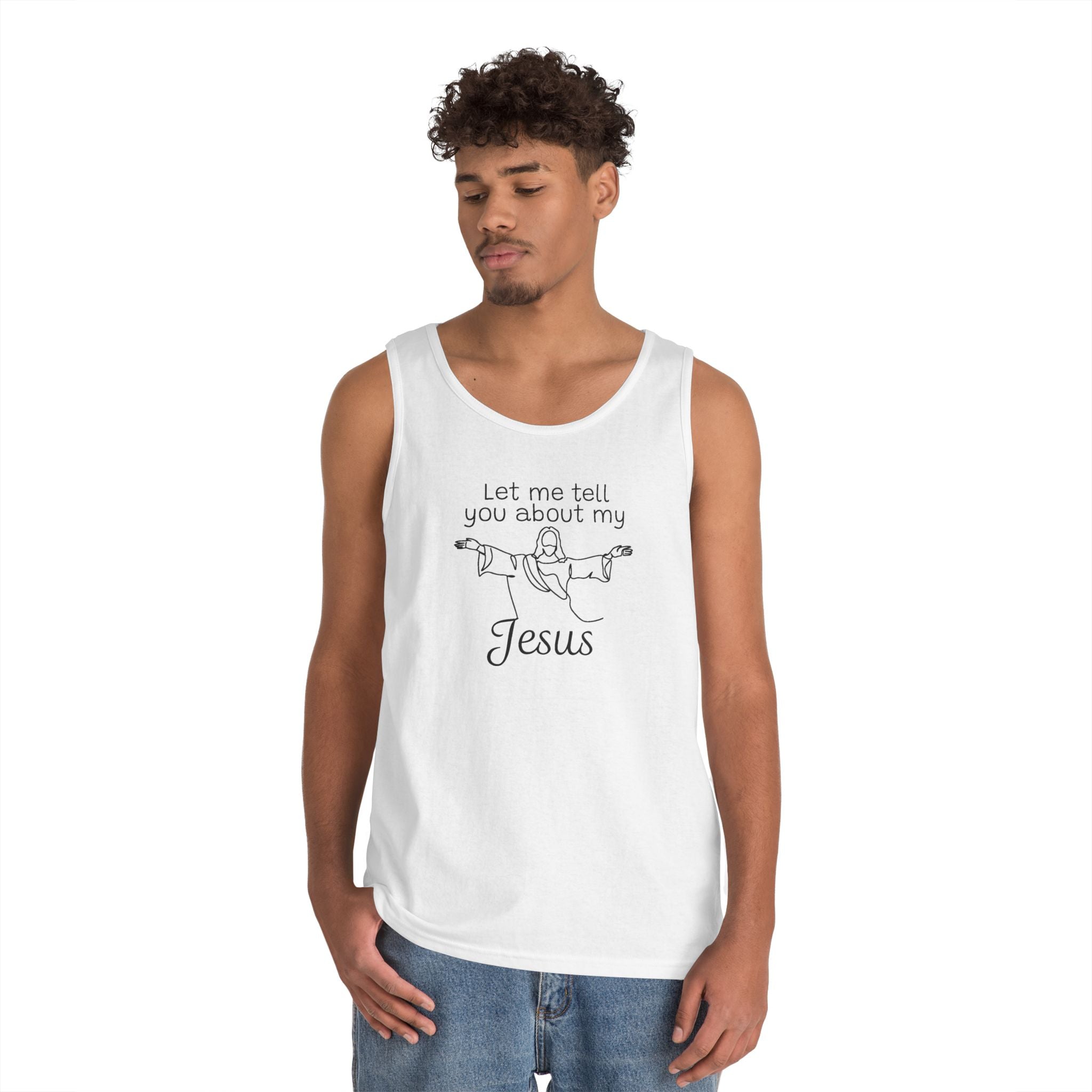 Faith Based Men's Tank Top - Let me tell you | Tank Top by atgodanddesigns