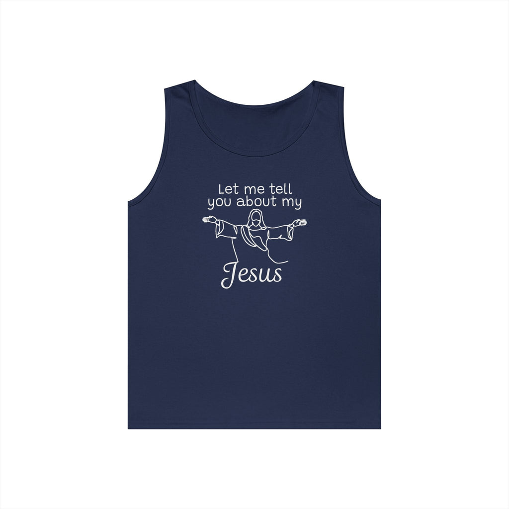 Faith Based Men's Tank Top - Let me tell you | Tank Top by atgodanddesigns