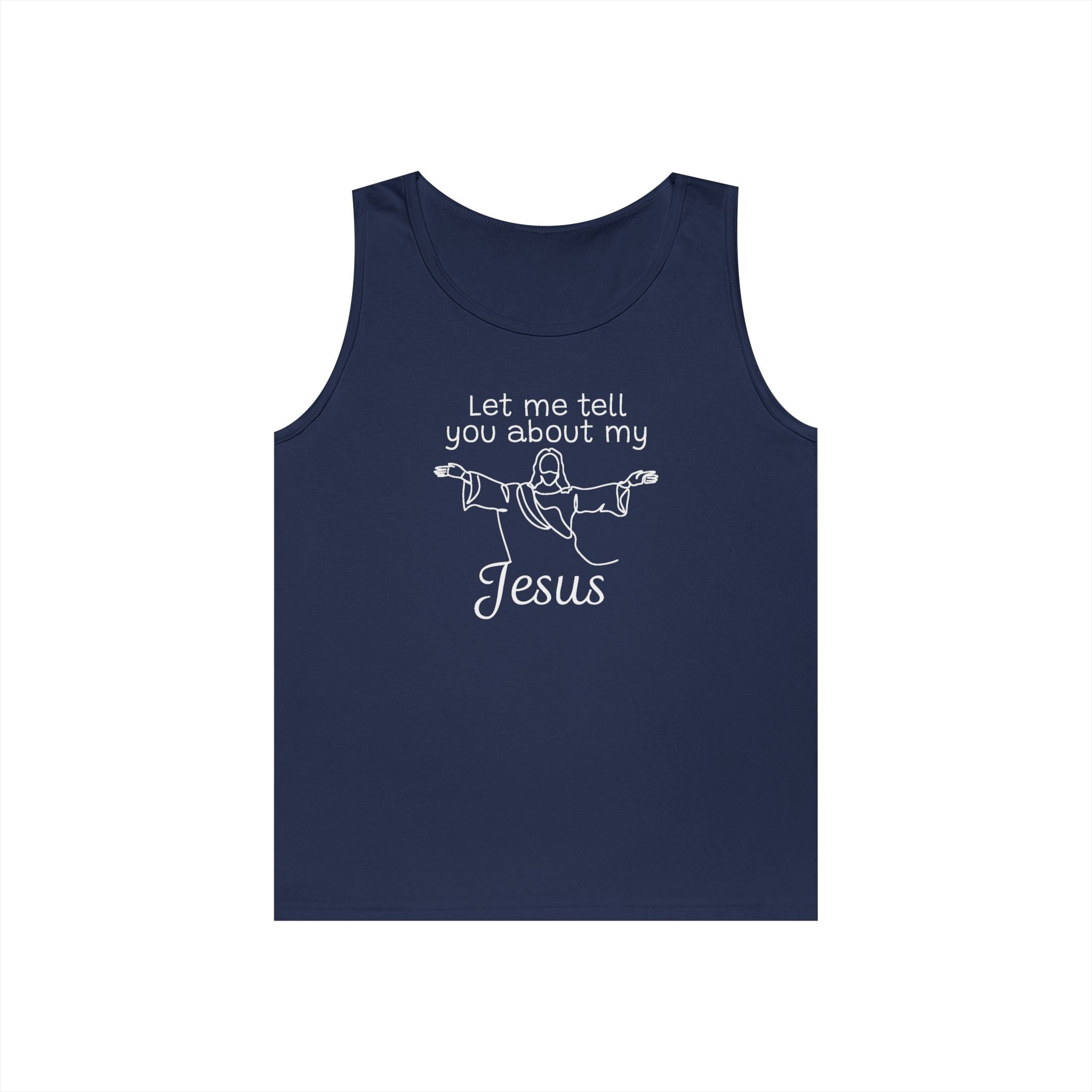Faith Based Men's Tank Top - Let me tell you | Tank Top by atgodanddesigns