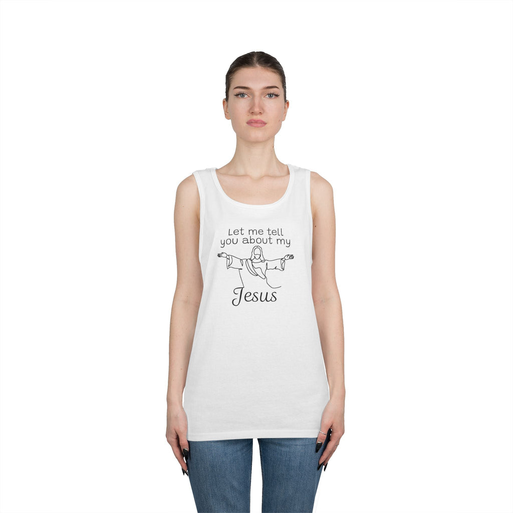 Faith Based Men's Tank Top - Let me tell you | Tank Top by atgodanddesigns