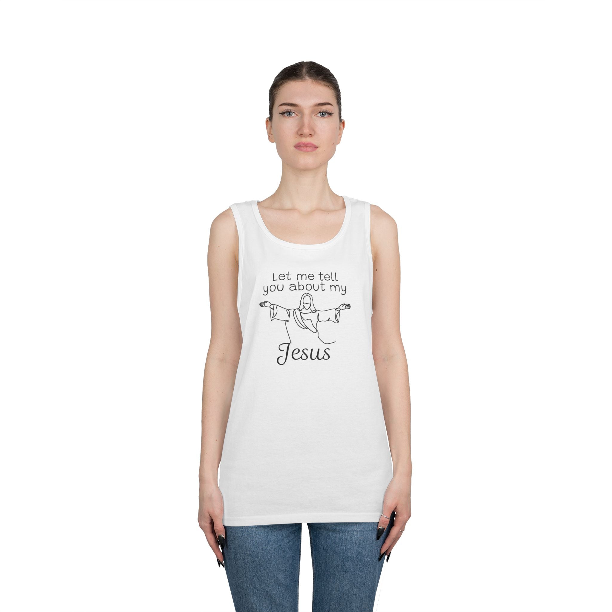 Faith Based Men's Tank Top - Let me tell you | Tank Top by atgodanddesigns