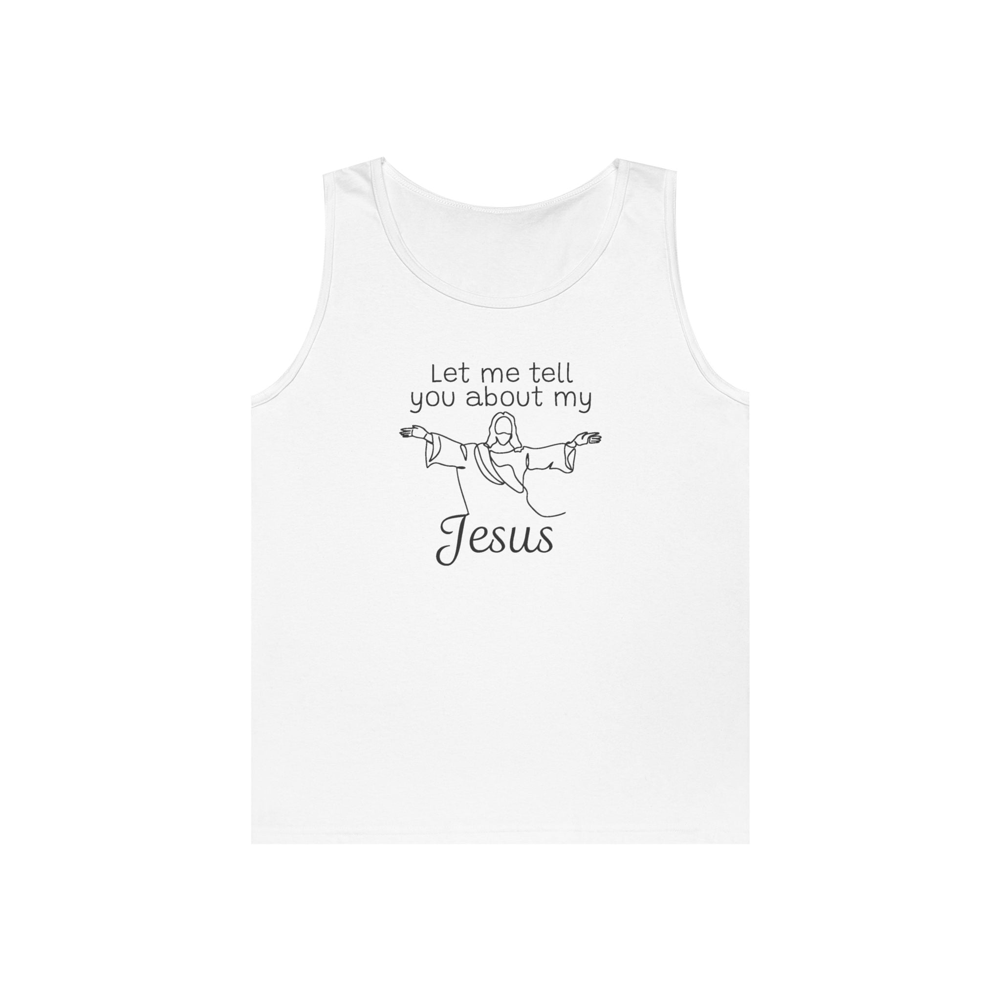 Faith Based Men's Tank Top - Let me tell you | Tank Top by atgodanddesigns