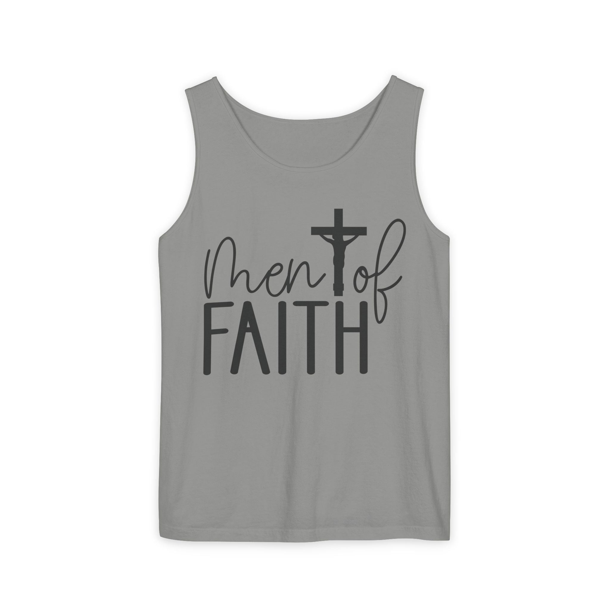 Faith Based Men's Tank Top - "Men Of Faith" | Tank Top by atgodanddesigns