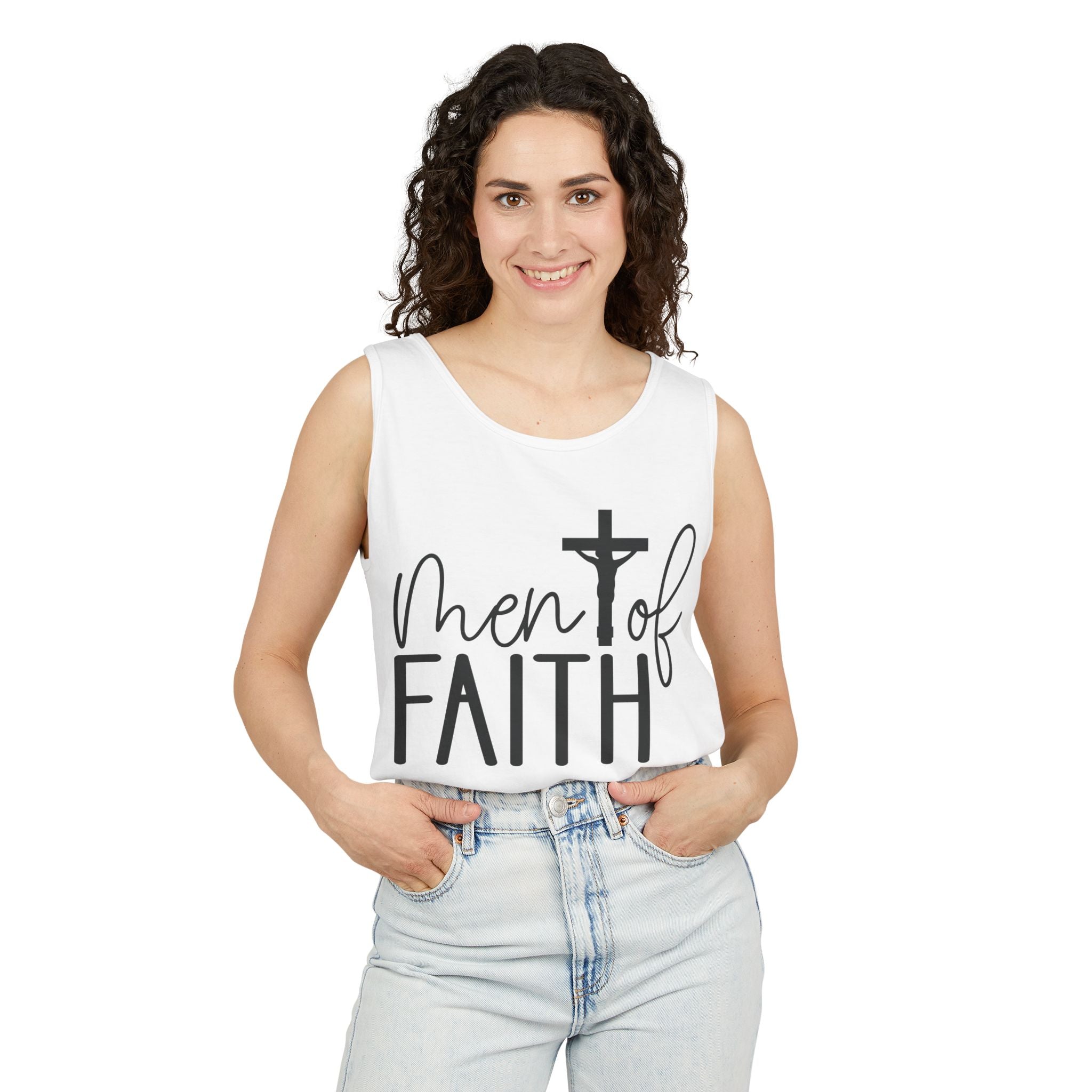 Faith Based Men's Tank Top - "Men Of Faith" | Tank Top by atgodanddesigns