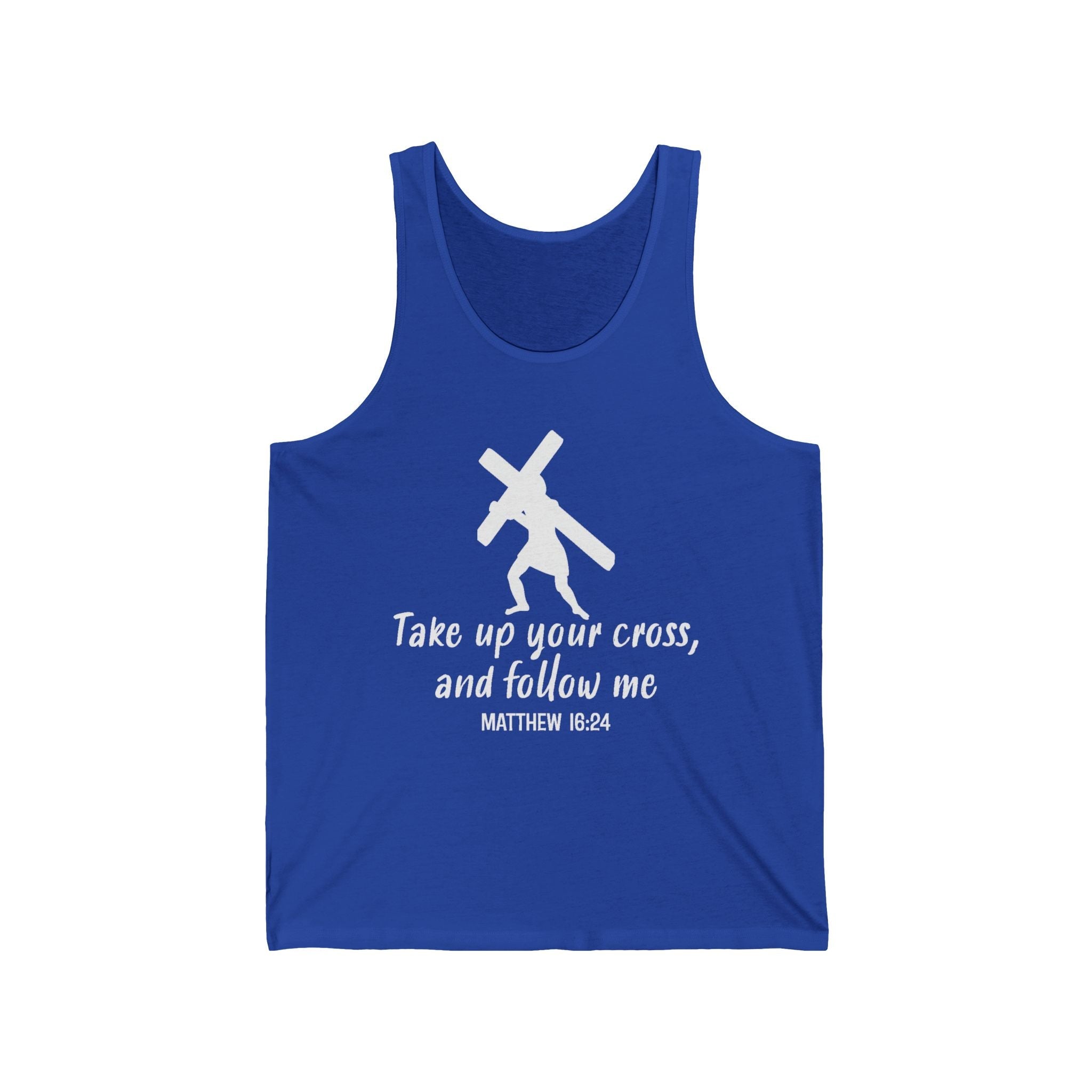 Faith Based Men's Tank Top - Take Up Your Cross | Tank Top by atgodanddesigns