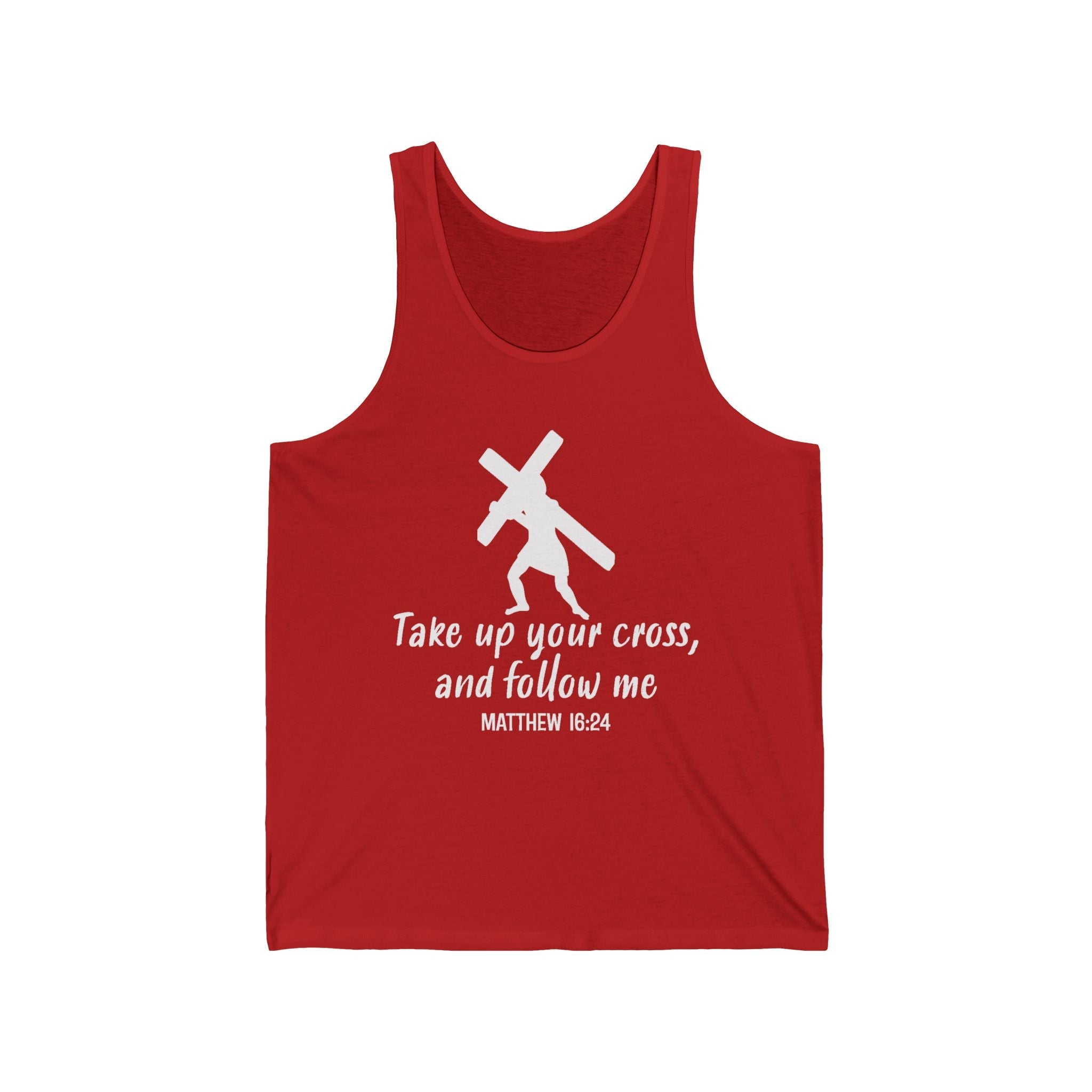 Faith Based Men's Tank Top - Take Up Your Cross | Tank Top by atgodanddesigns
