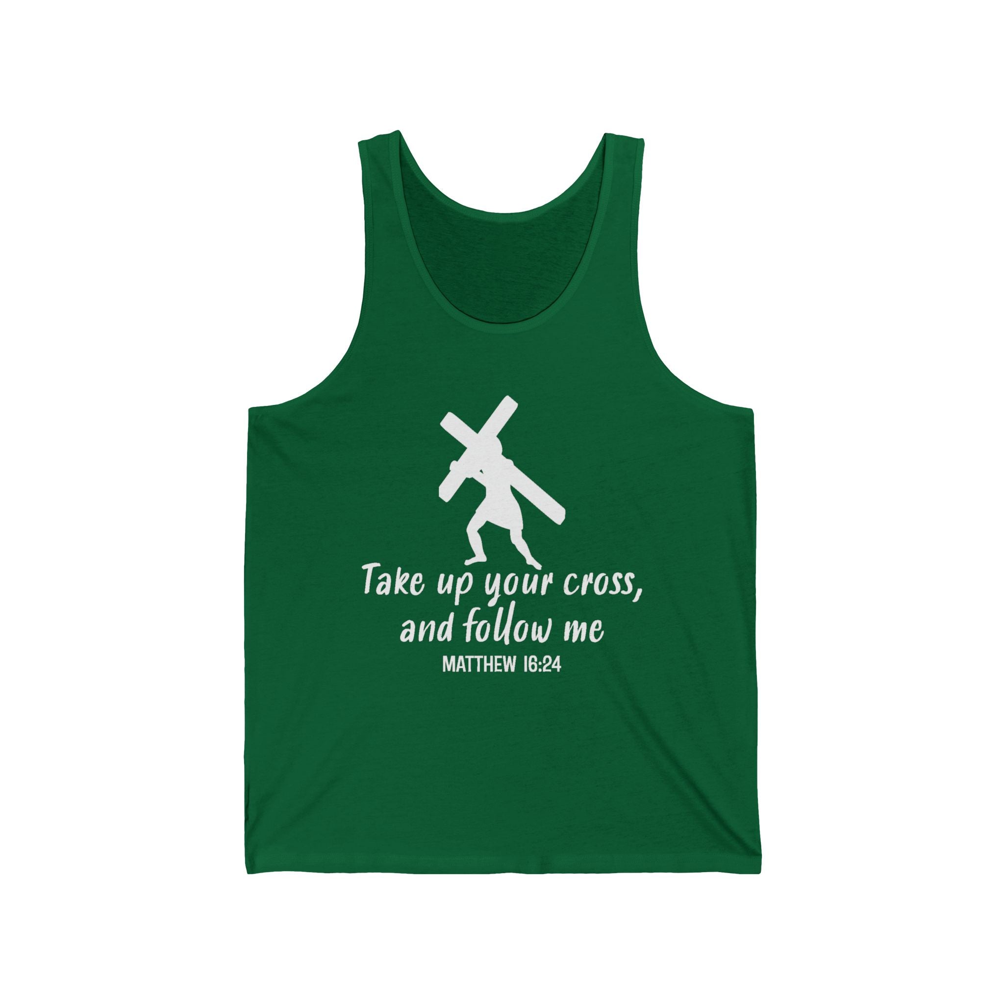 Faith Based Men's Tank Top - Take Up Your Cross | Tank Top by atgodanddesigns
