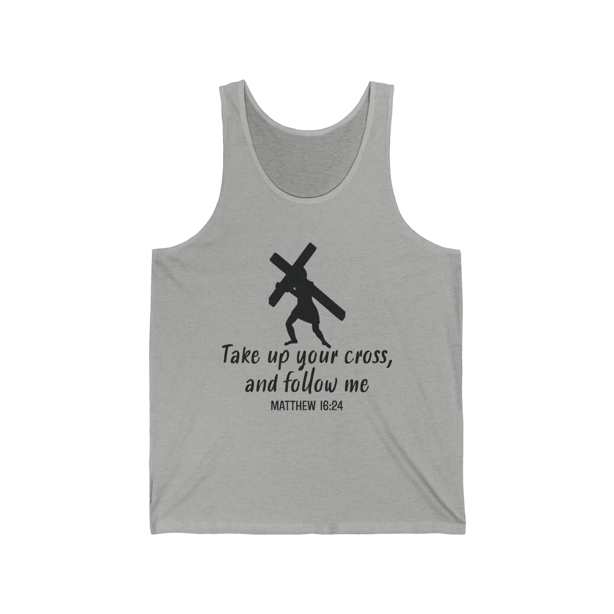Faith Based Men's Tank Top - Take Up Your Cross | Tank Top by atgodanddesigns