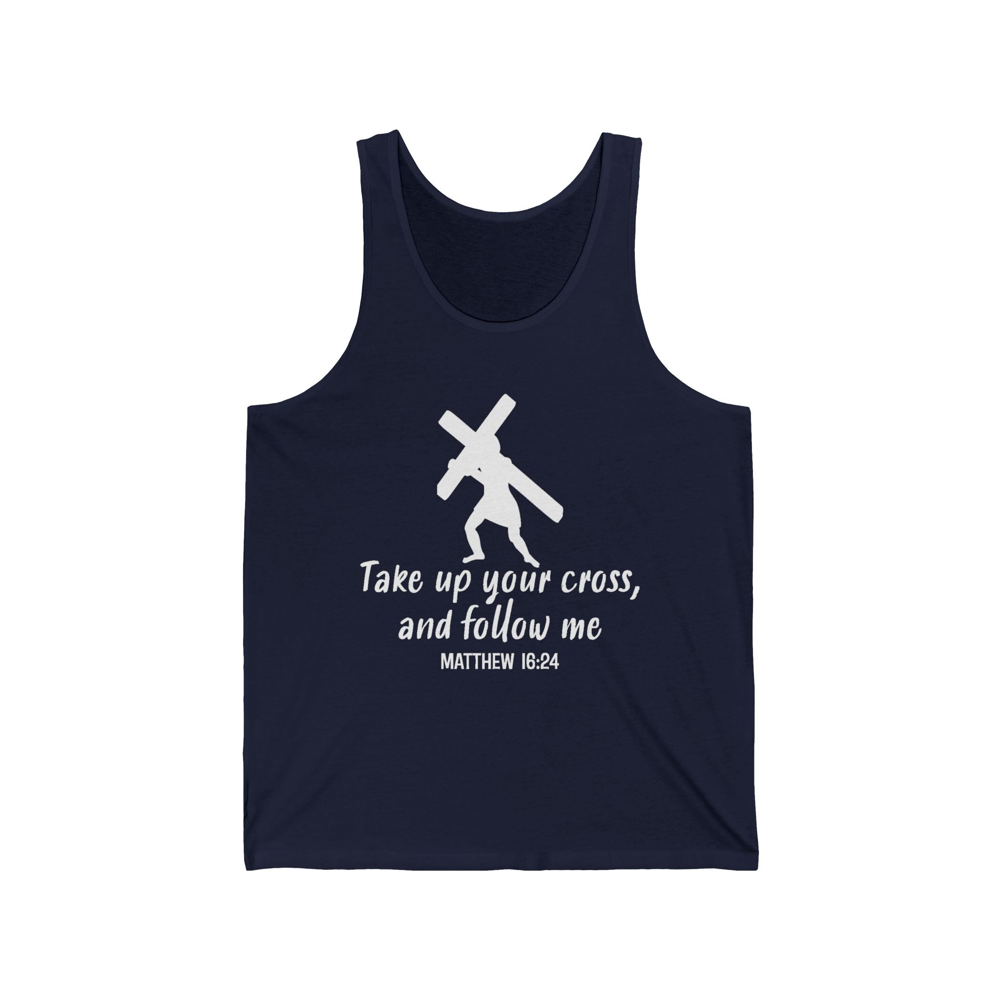 Faith Based Men's Tank Top - Take Up Your Cross | Tank Top by atgodanddesigns