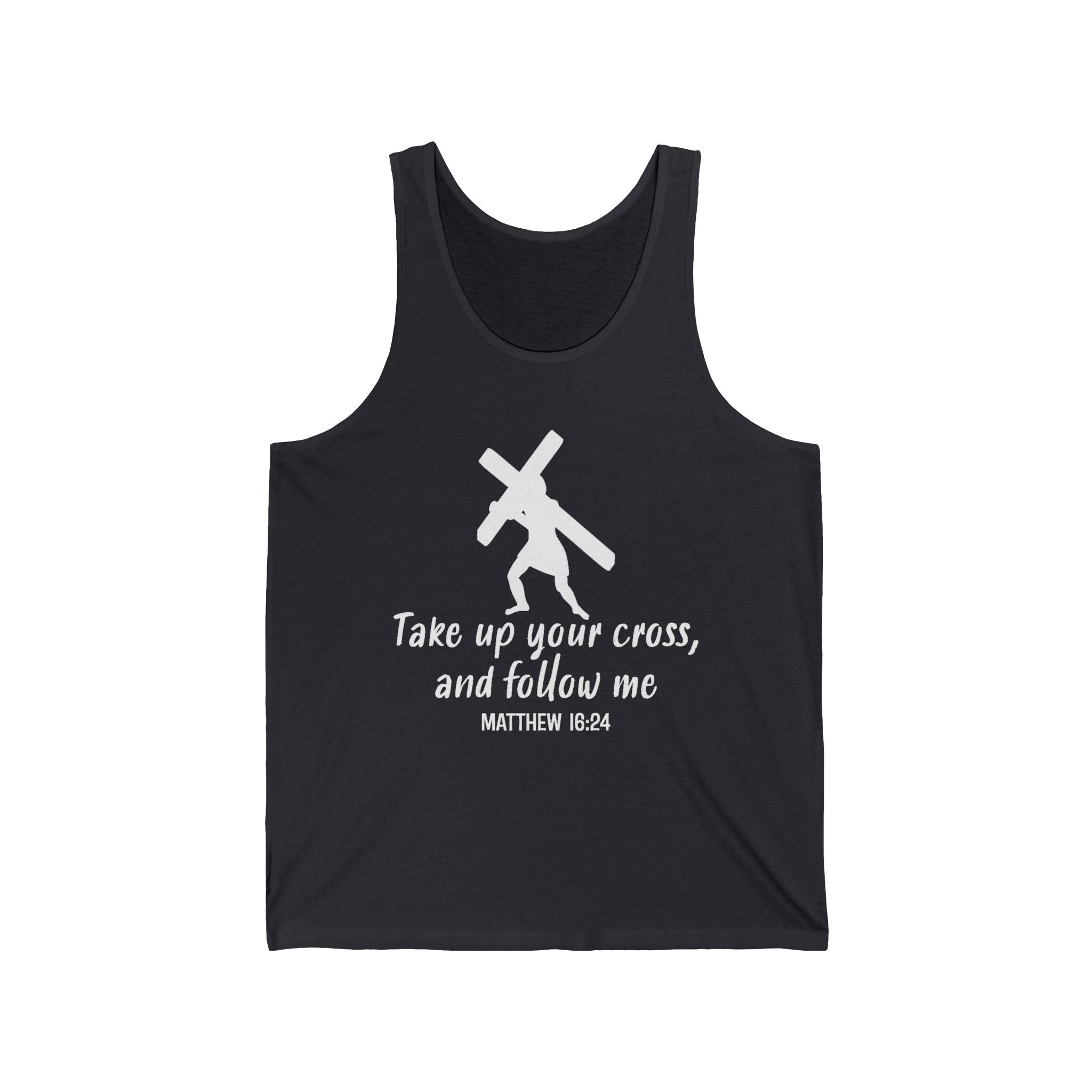 Faith Based Men's Tank Top - Take Up Your Cross | Tank Top by atgodanddesigns
