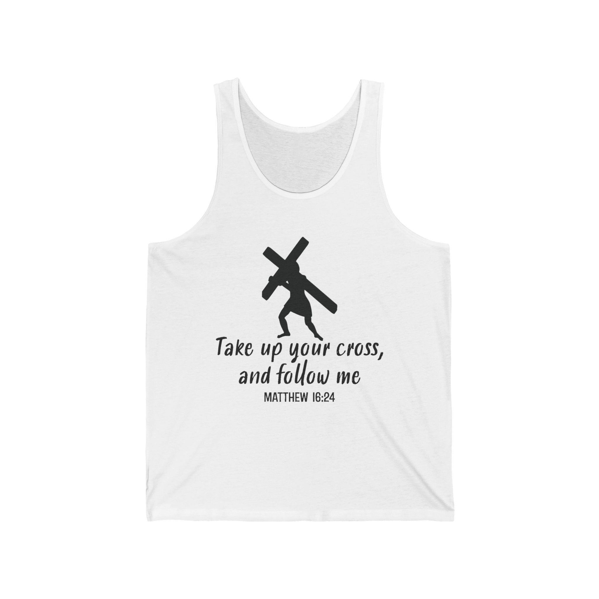 Faith Based Men's Tank Top - Take Up Your Cross | Tank Top by atgodanddesigns