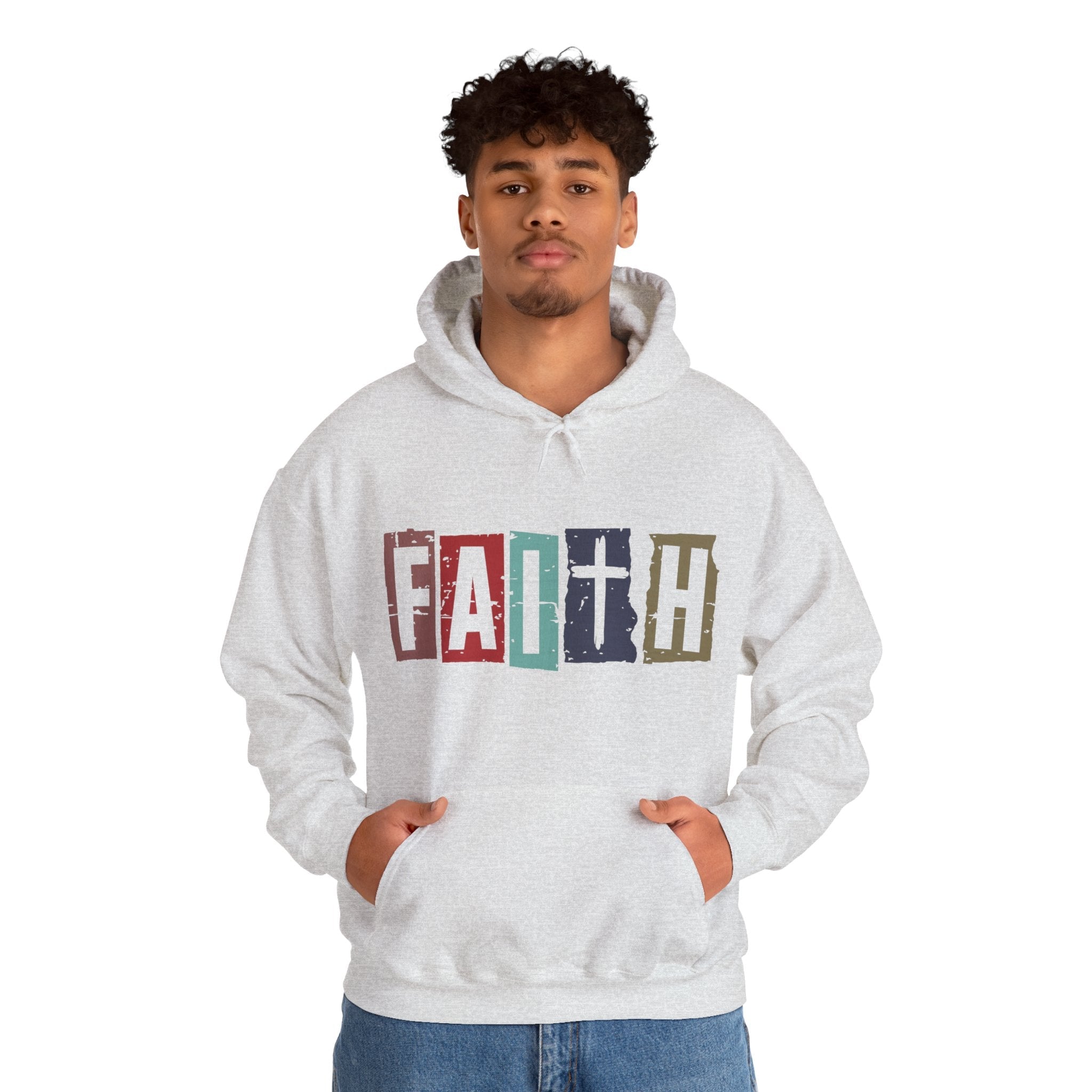 Faith Based Teen Boy Hooded Sweatshirt - FAITH | Hoodie by atgodanddesigns