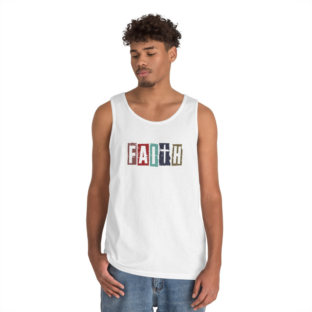 Faith Based Teen Boy Tank - FAITH | Tank Top by atgodanddesigns