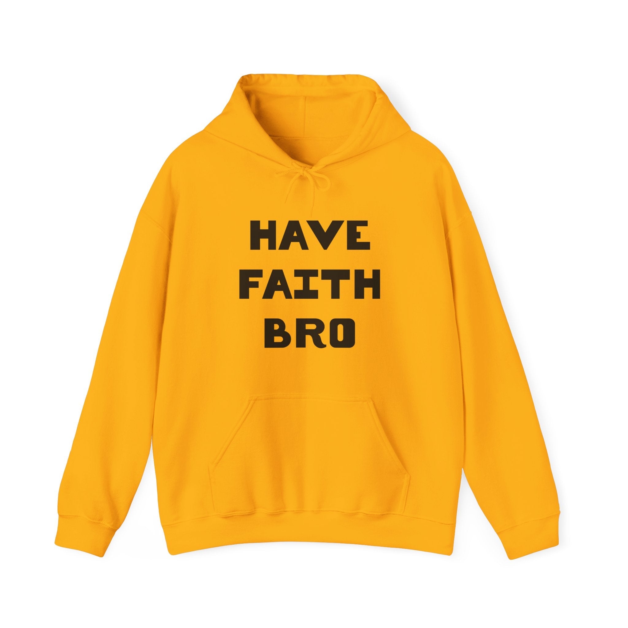 Faith Based Teen Boys Hooded Sweatshirt - Have Faith Bro | Hoodie by atgodanddesigns