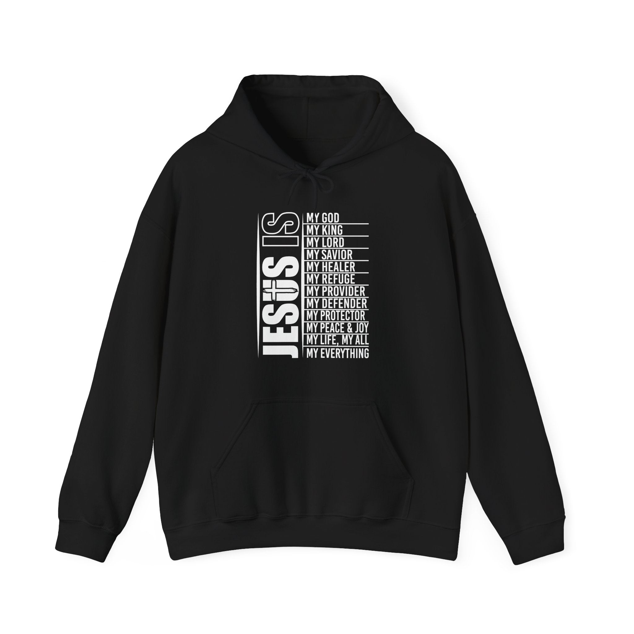 Faith Based Teen Boys Hoodie - Jesus Is | Hoodie by atgodanddesigns