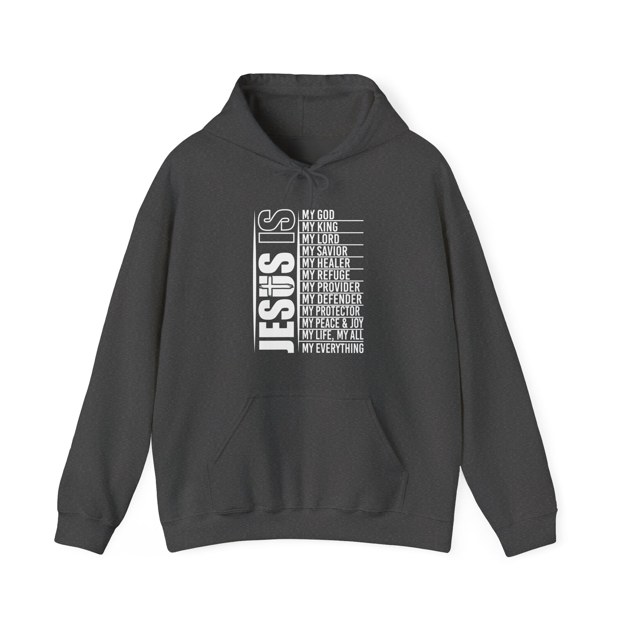 Faith Based Teen Boys Hoodie - Jesus Is | Hoodie by atgodanddesigns