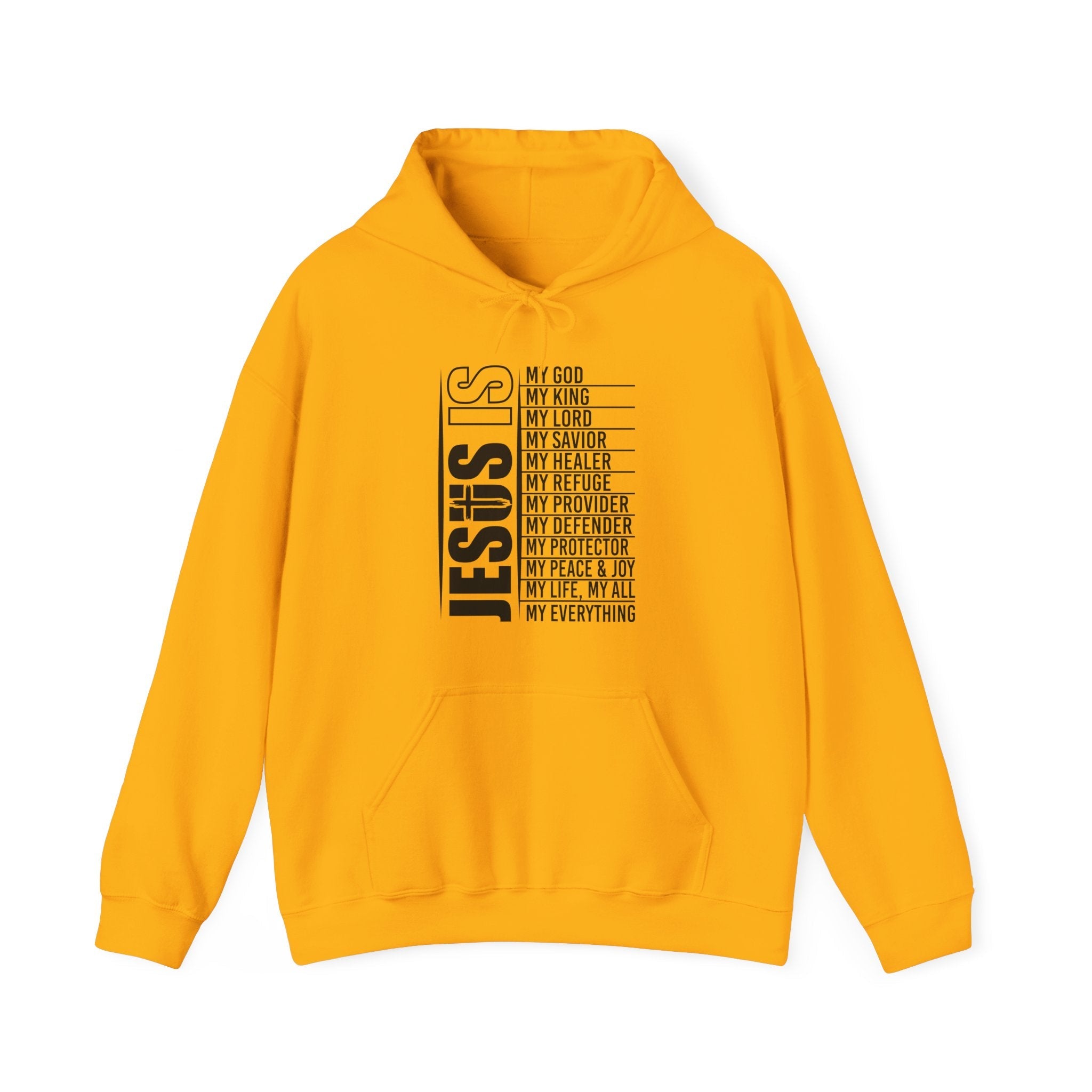 Faith Based Teen Boys Hoodie - Jesus Is | Hoodie by atgodanddesigns