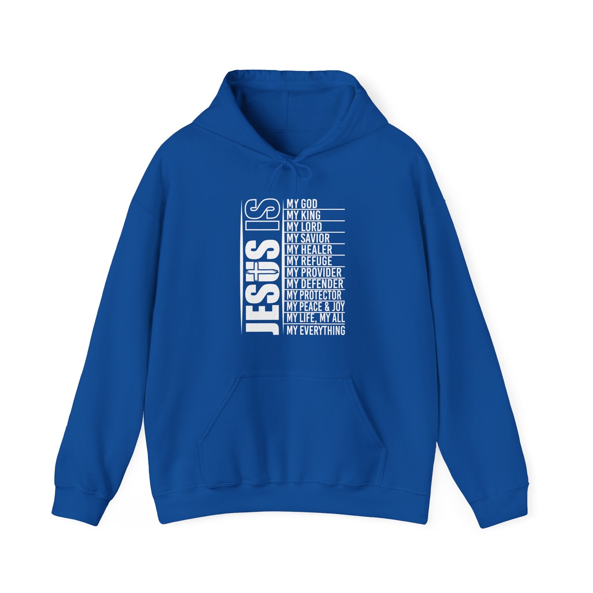 Faith Based Teen Boys Hoodie - Jesus Is | Hoodie by atgodanddesigns