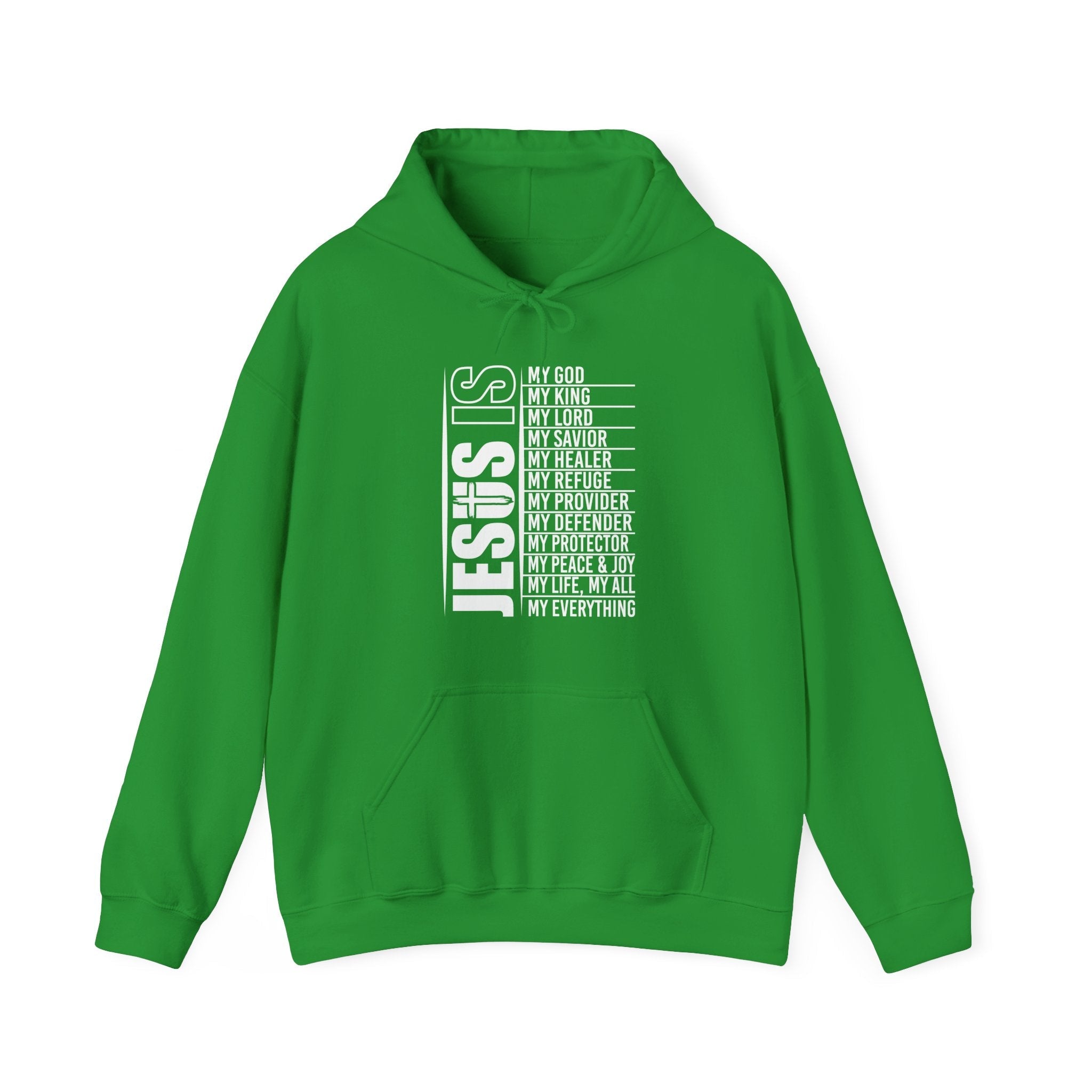 Faith Based Teen Boys Hoodie - Jesus Is | Hoodie by atgodanddesigns