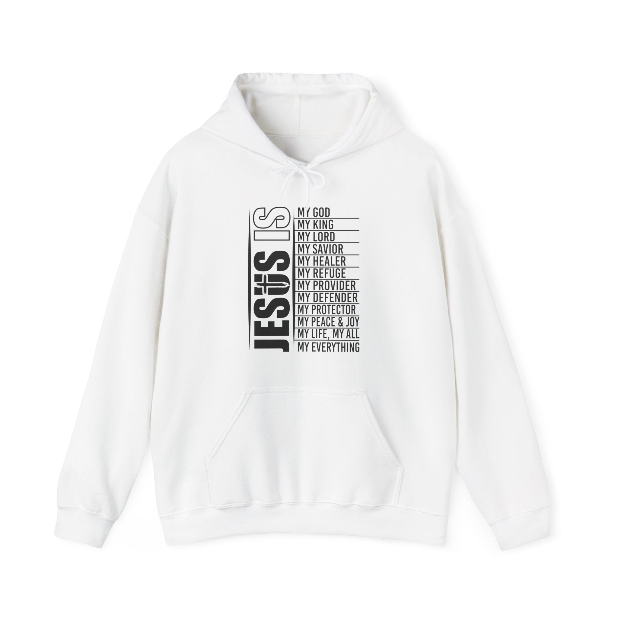 Faith Based Teen Boys Hoodie - Jesus Is | Hoodie by atgodanddesigns