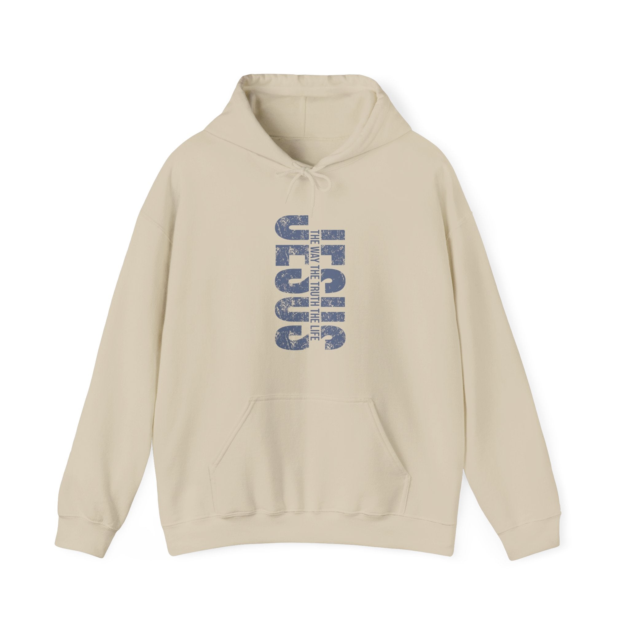Faith Based Teen Boys Hoodie - Jesus The Way The Truth The Life | Hoodie by atgodanddesigns