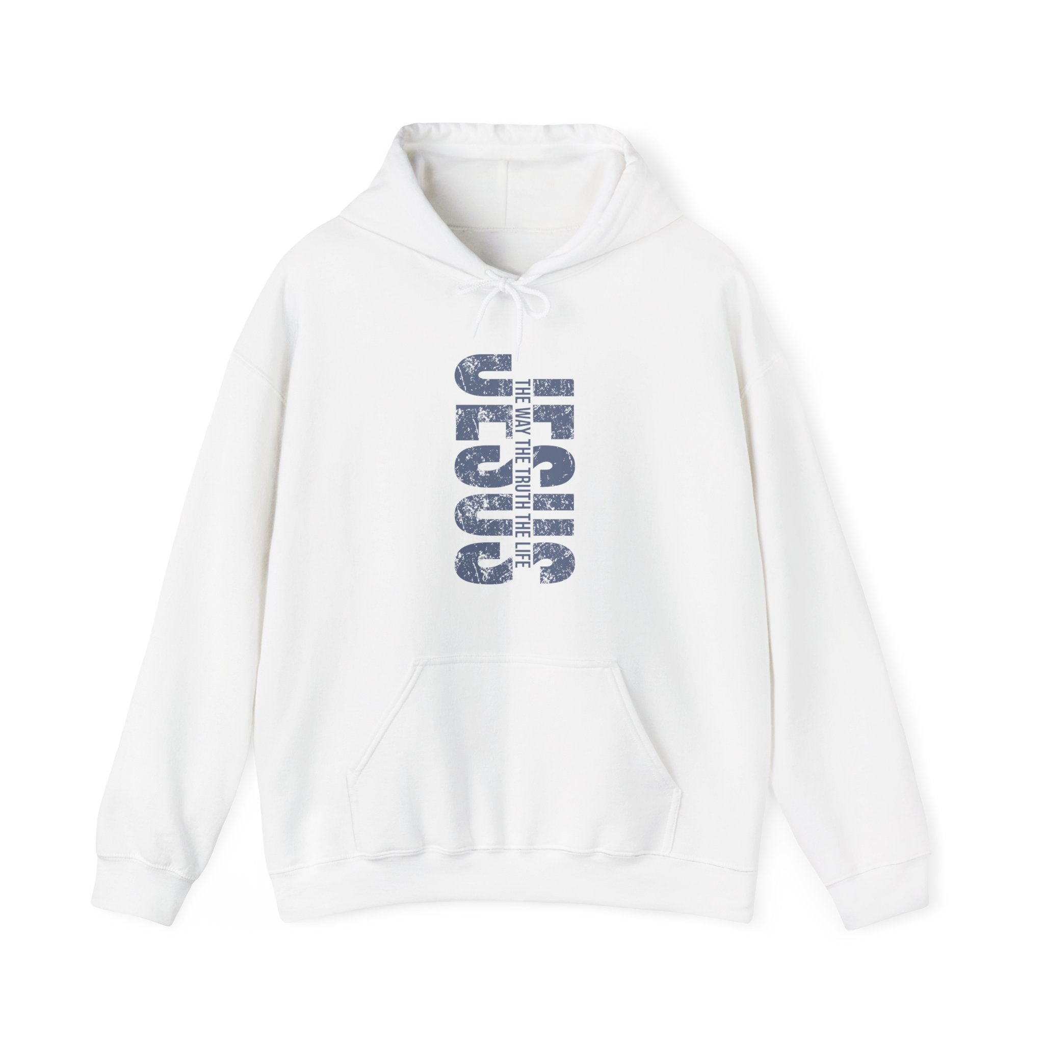 Faith Based Teen Boys Hoodie - Jesus The Way The Truth The Life | Hoodie by atgodanddesigns