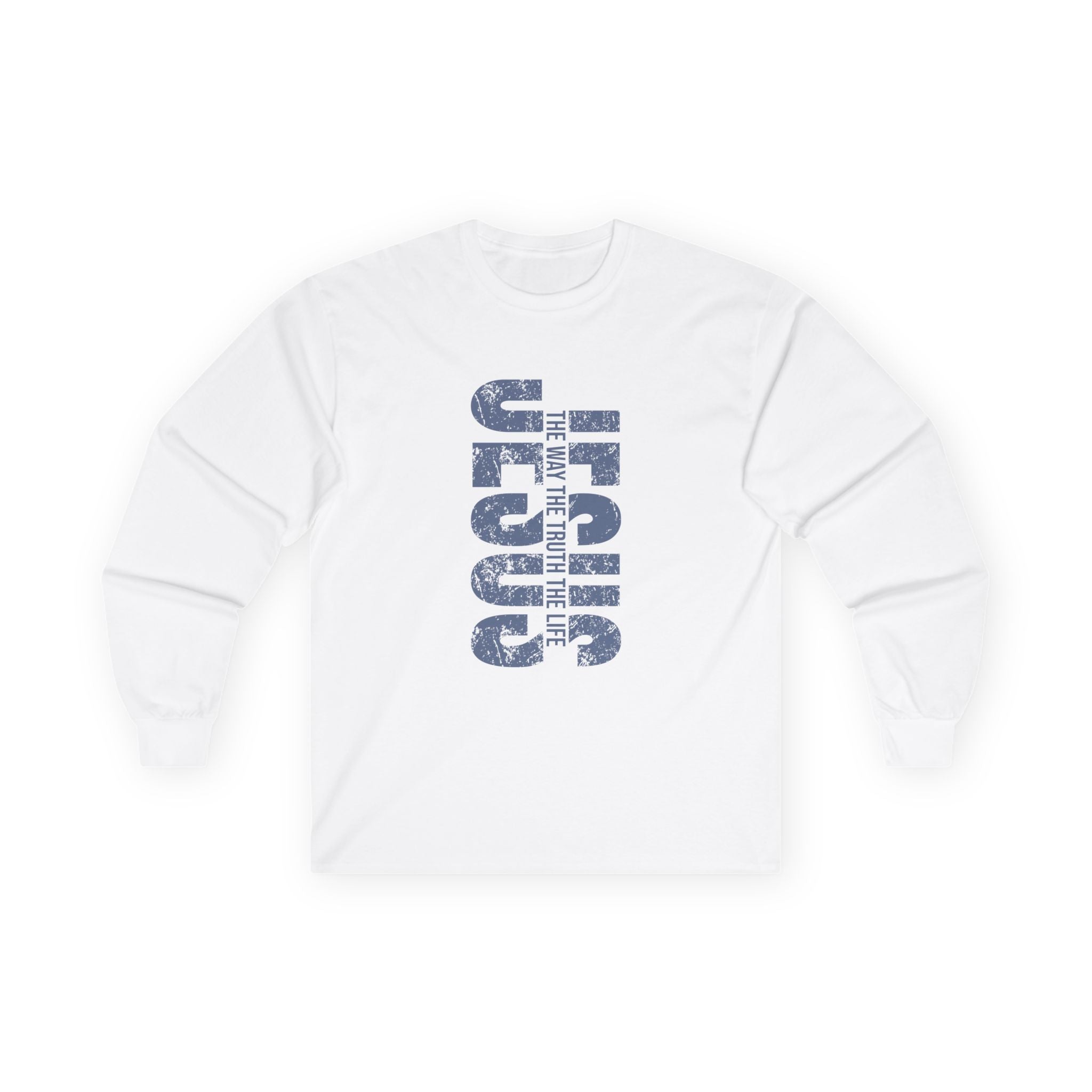 Faith Based Teen Boys Long Sleeve T-Shirt - Jesus The Way The Truth The Life | Long - sleeve by atgodanddesigns