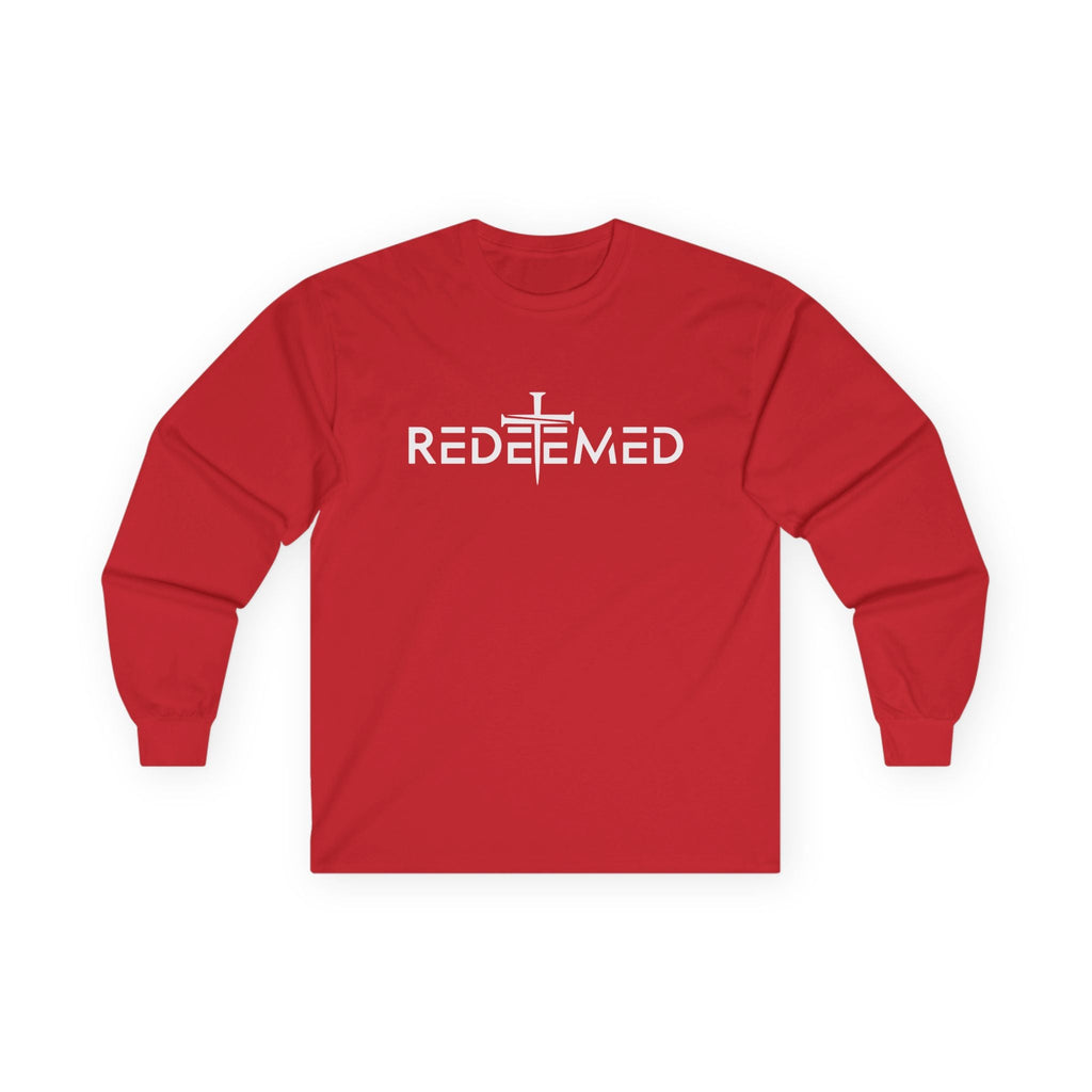 Faith Based Teen Boys Long Sleeve T-Shirt - Redeemed | Long - sleeve by atgodanddesigns