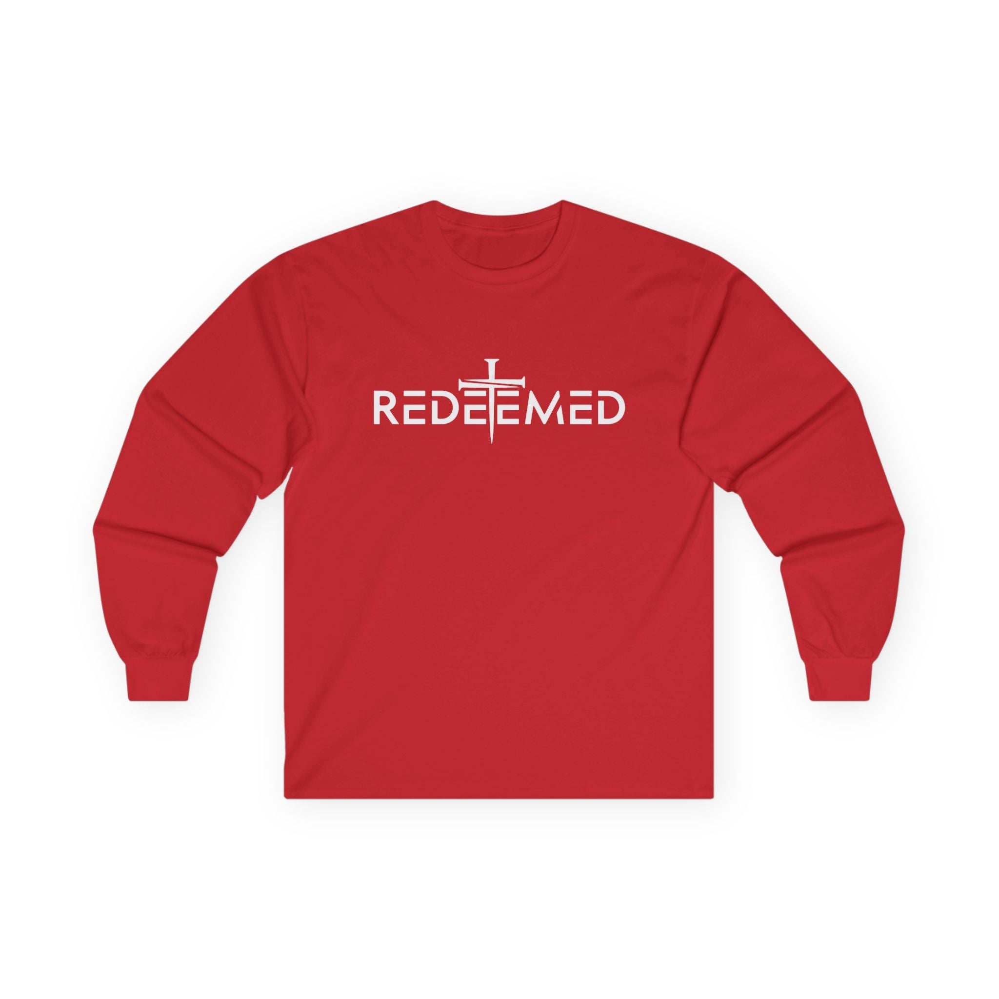 Faith Based Teen Boys Long Sleeve T-Shirt - Redeemed | Long - sleeve by atgodanddesigns