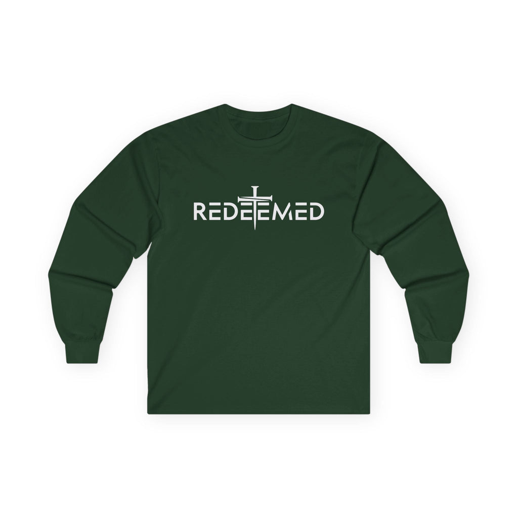 Faith Based Teen Boys Long Sleeve T-Shirt - Redeemed | Long - sleeve by atgodanddesigns