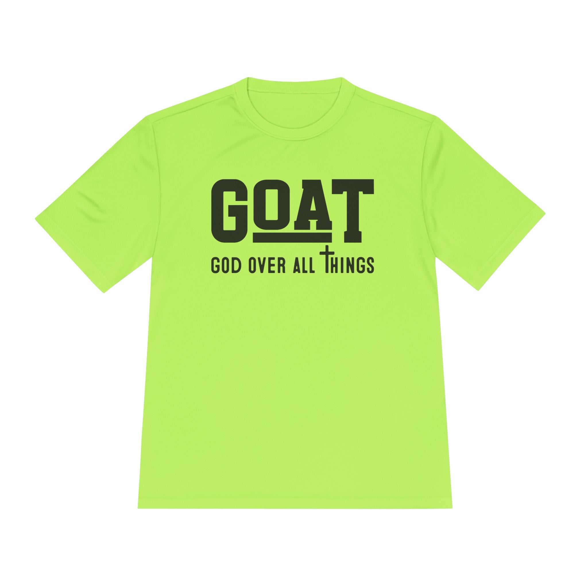 Faith Based Teen Boys T-Shirt - GOAT - God Over All Things | T-Shirt by atgodanddesigns