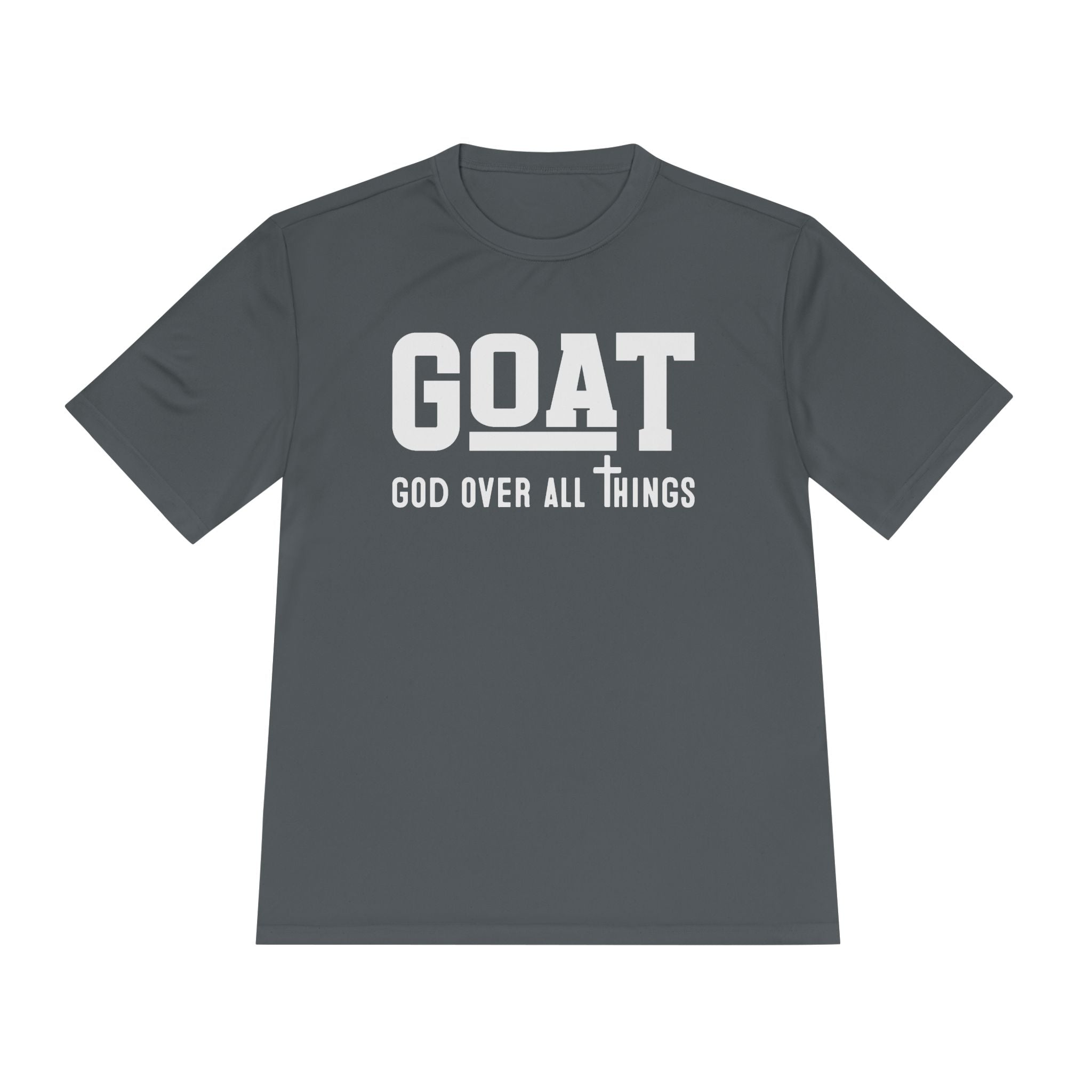 Faith Based Teen Boys T-Shirt - GOAT - God Over All Things | T-Shirt by atgodanddesigns