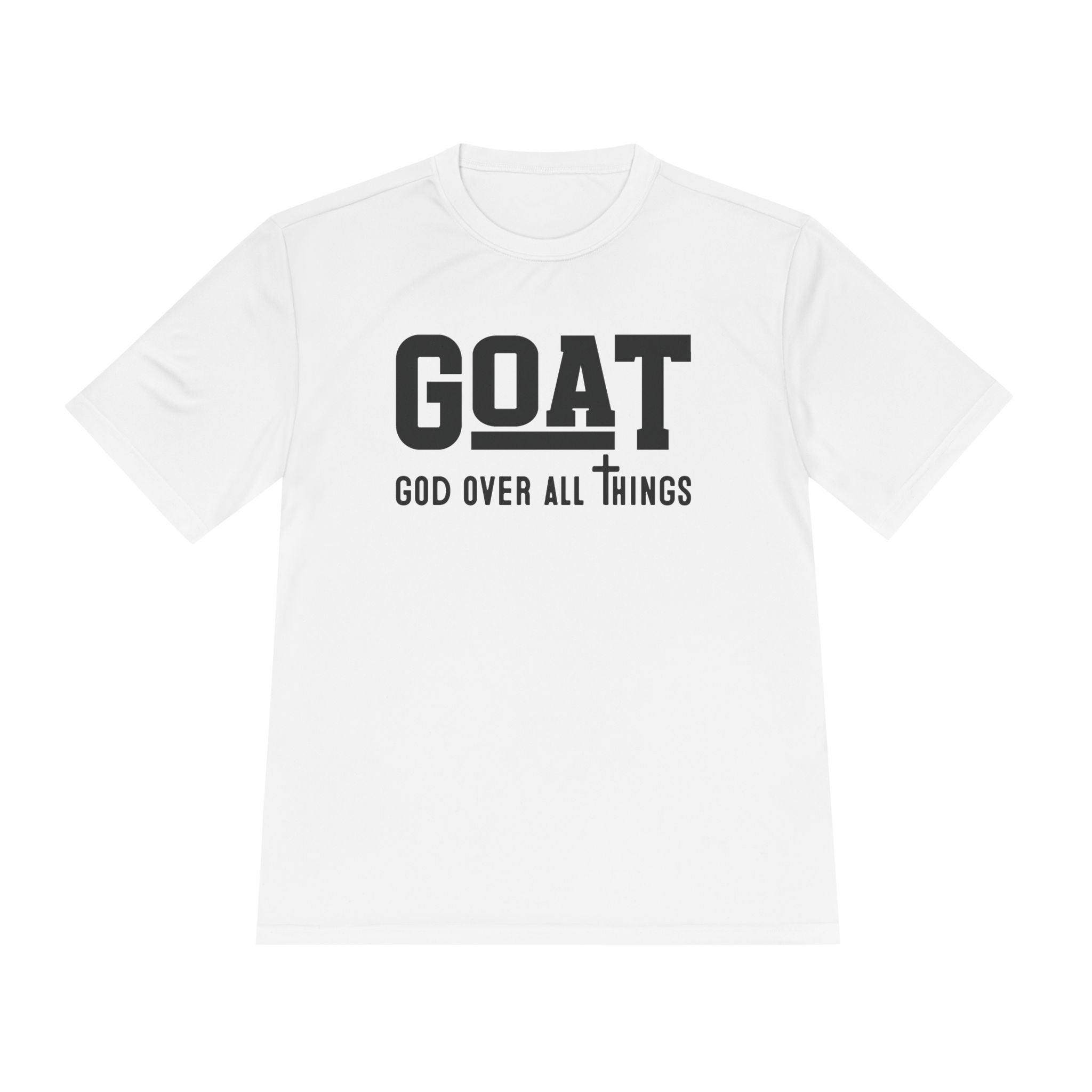 Faith Based Teen Boys T-Shirt - GOAT - God Over All Things | T-Shirt by atgodanddesigns