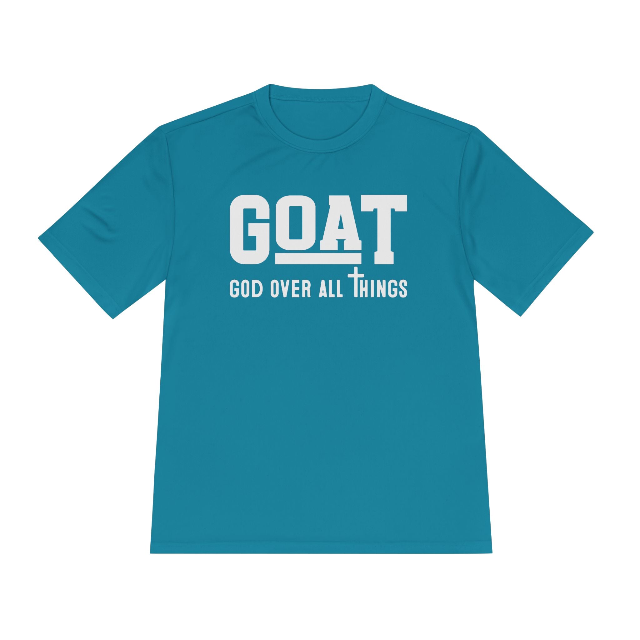 Faith Based Teen Boys T-Shirt - GOAT - God Over All Things | T-Shirt by atgodanddesigns