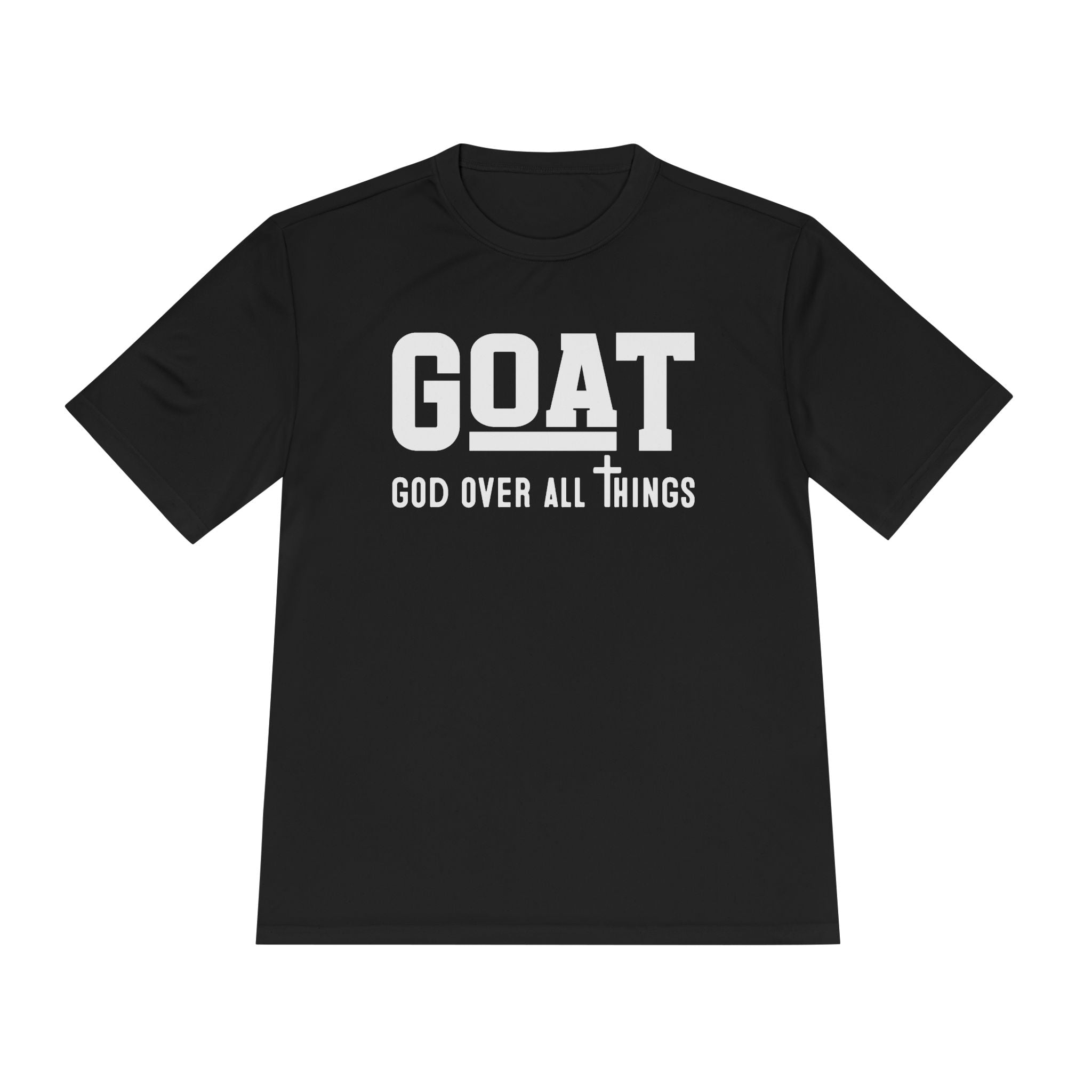 Faith Based Teen Boys T-Shirt - GOAT - God Over All Things | T-Shirt by atgodanddesigns