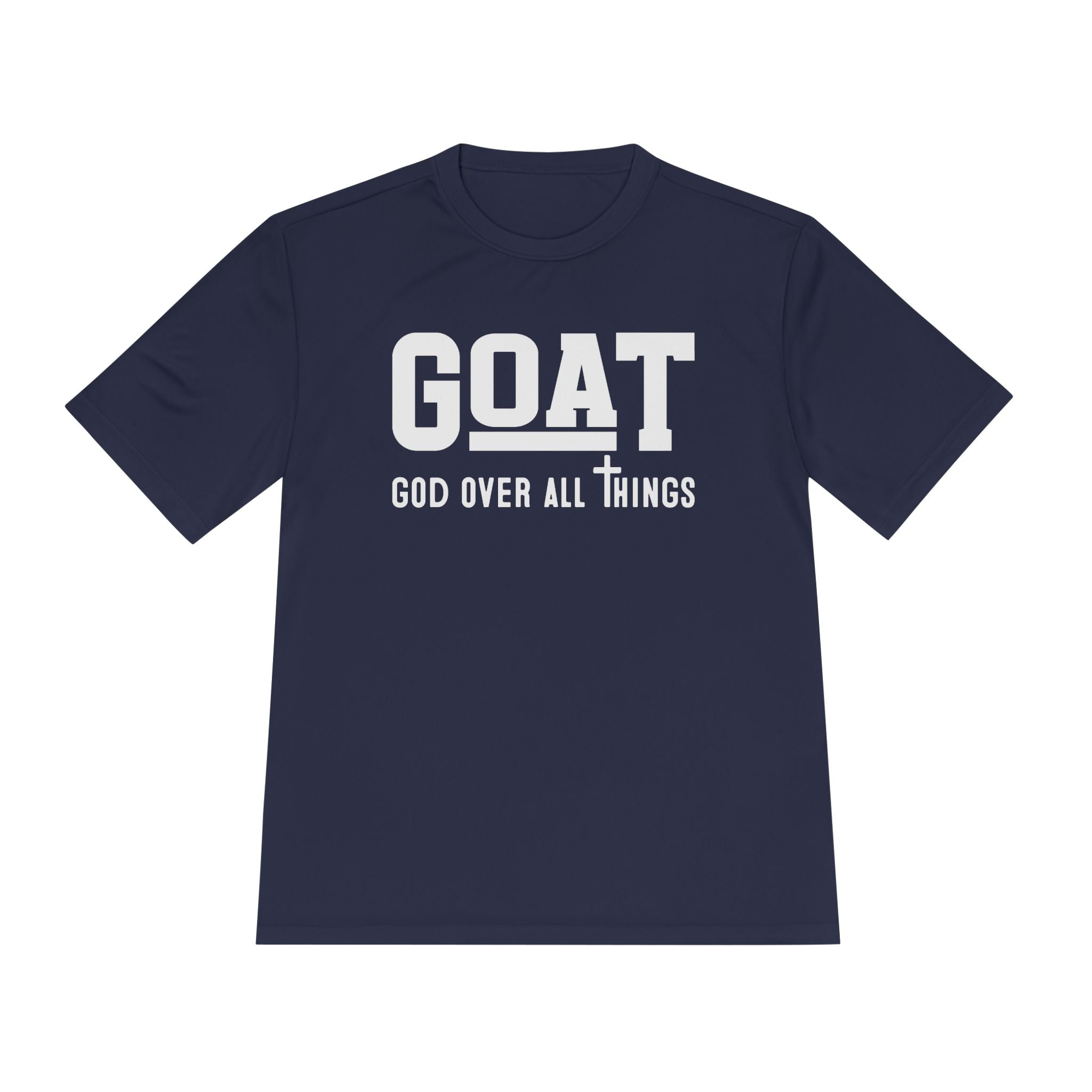 Faith Based Teen Boys T-Shirt - GOAT - God Over All Things | T-Shirt by atgodanddesigns