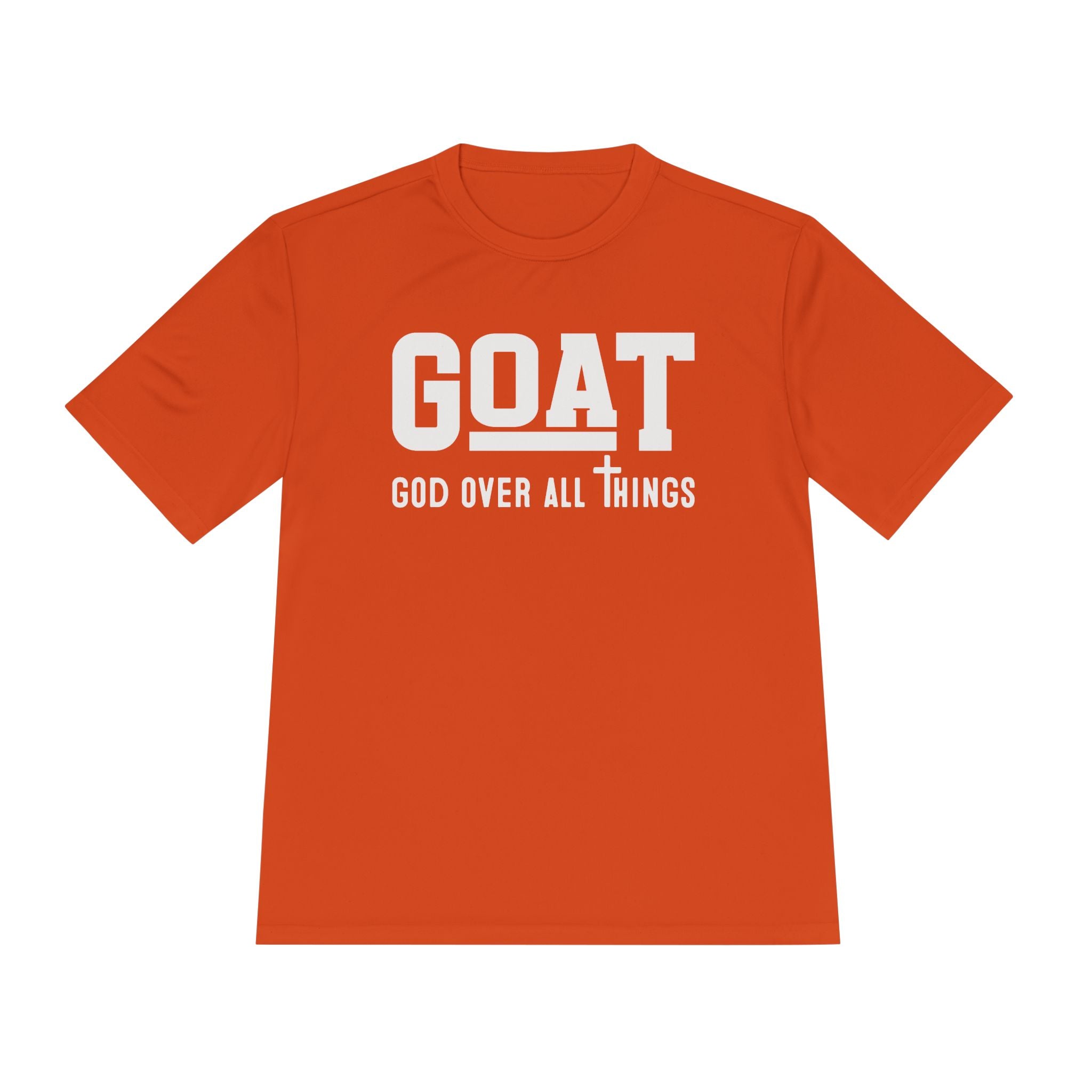 Faith Based Teen Boys T-Shirt - GOAT - God Over All Things | T-Shirt by atgodanddesigns