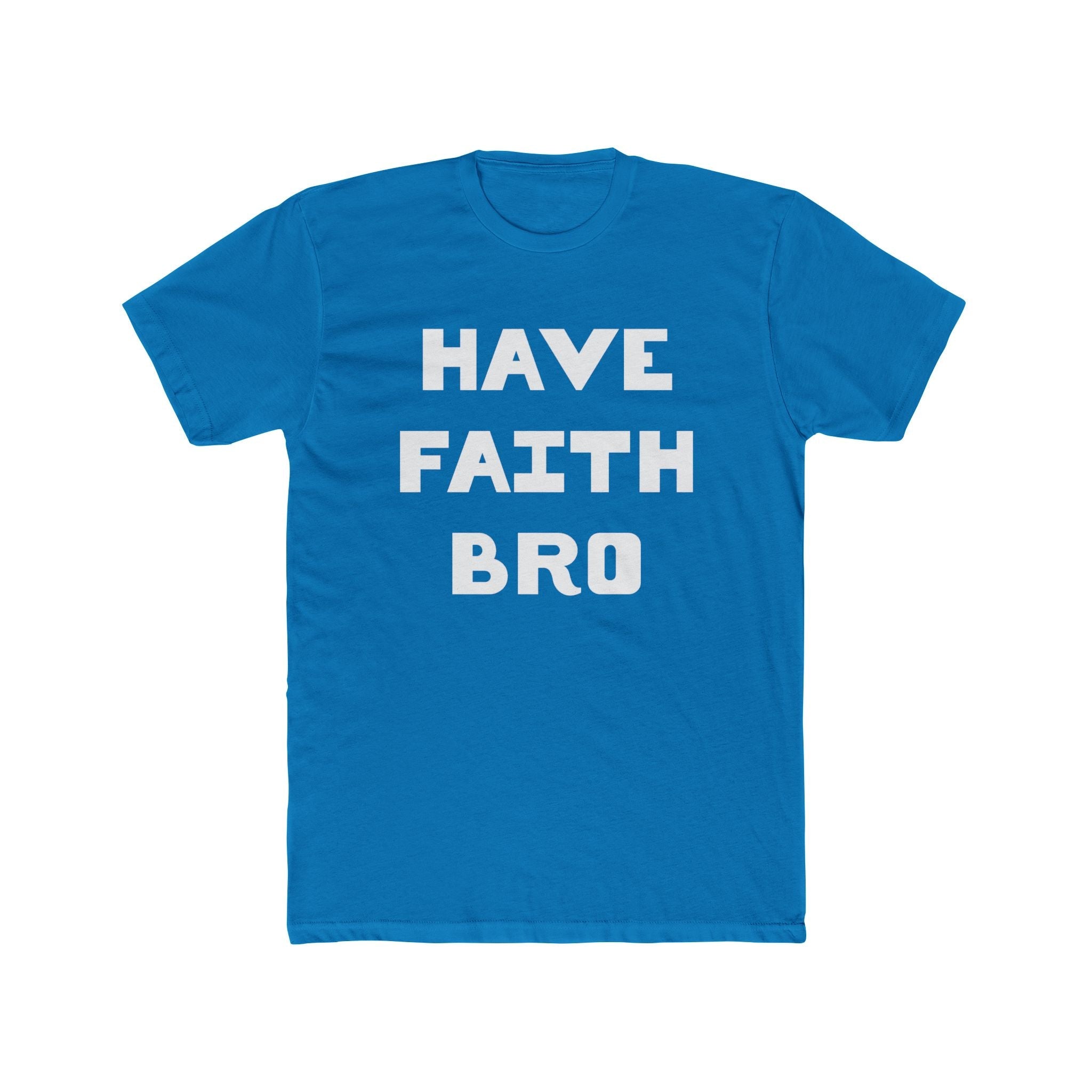 Faith Based Teen Boys T-Shirt - Have Faith Bro | T-Shirt by atgodanddesigns