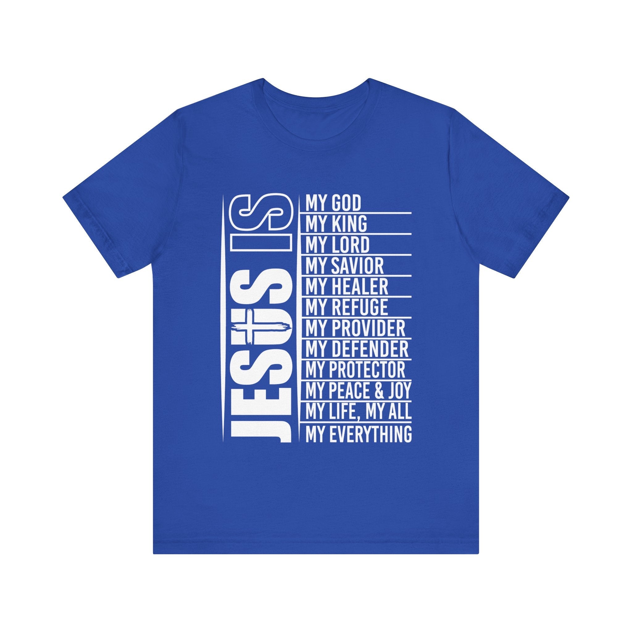 Faith Based Teen Boys T-Shirt - Jesus is | T-Shirt by atgodanddesigns