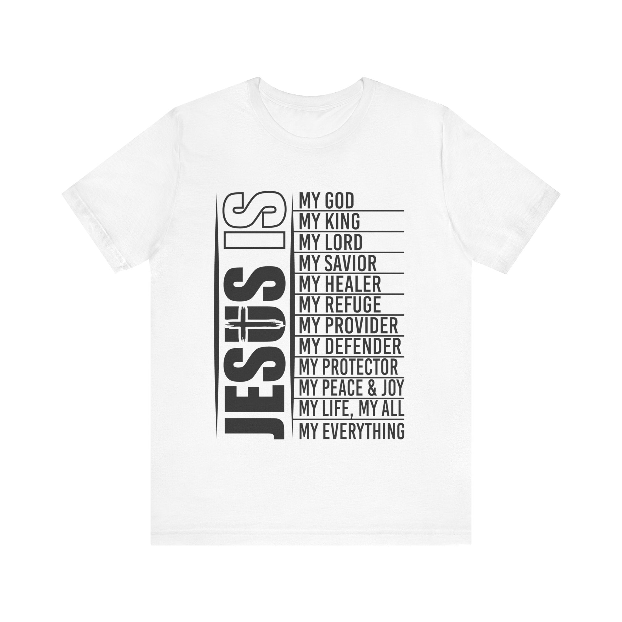 Faith Based Teen Boys T-Shirt - Jesus is | T-Shirt by atgodanddesigns