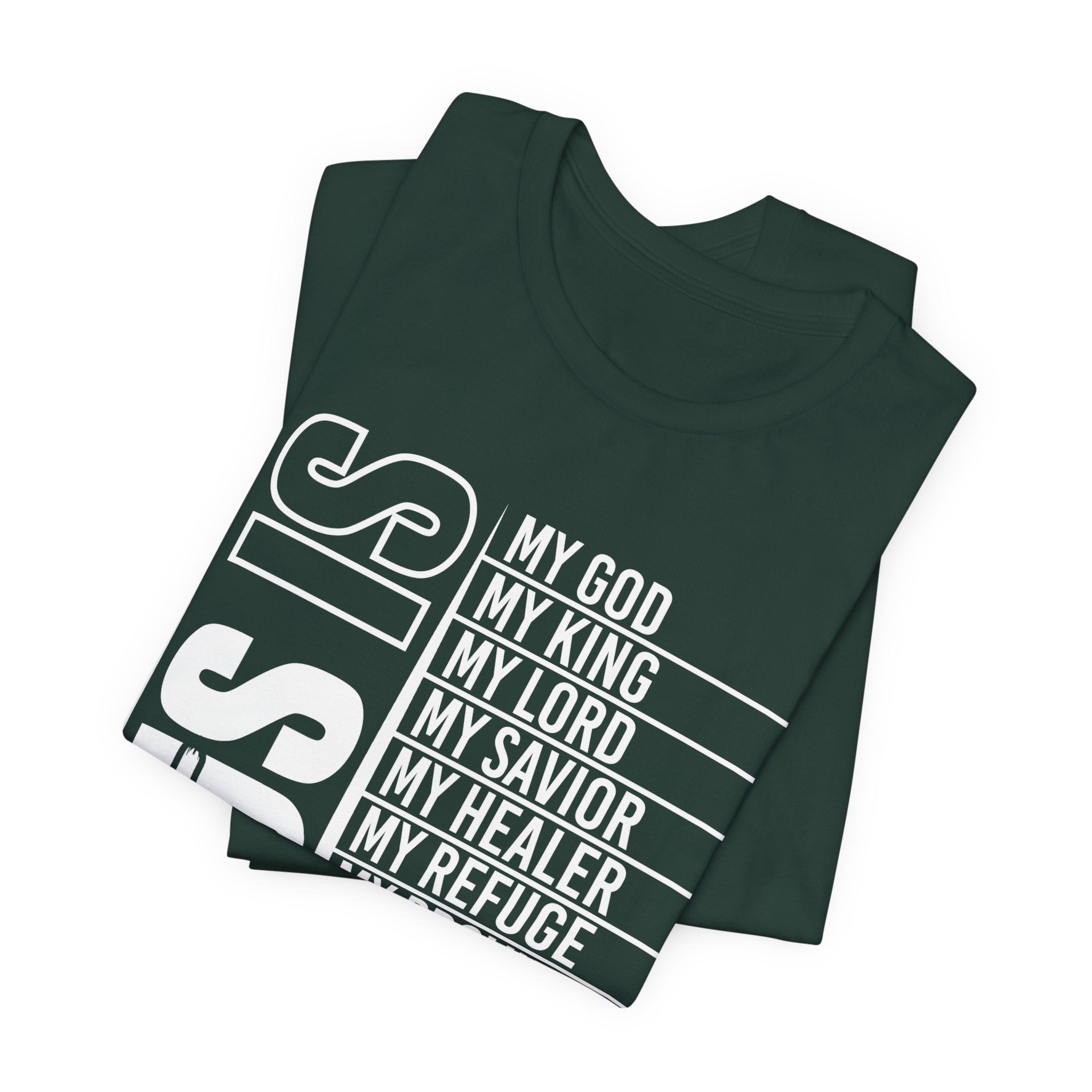 Faith Based Teen Boys T-Shirt - Jesus is | T-Shirt by atgodanddesigns