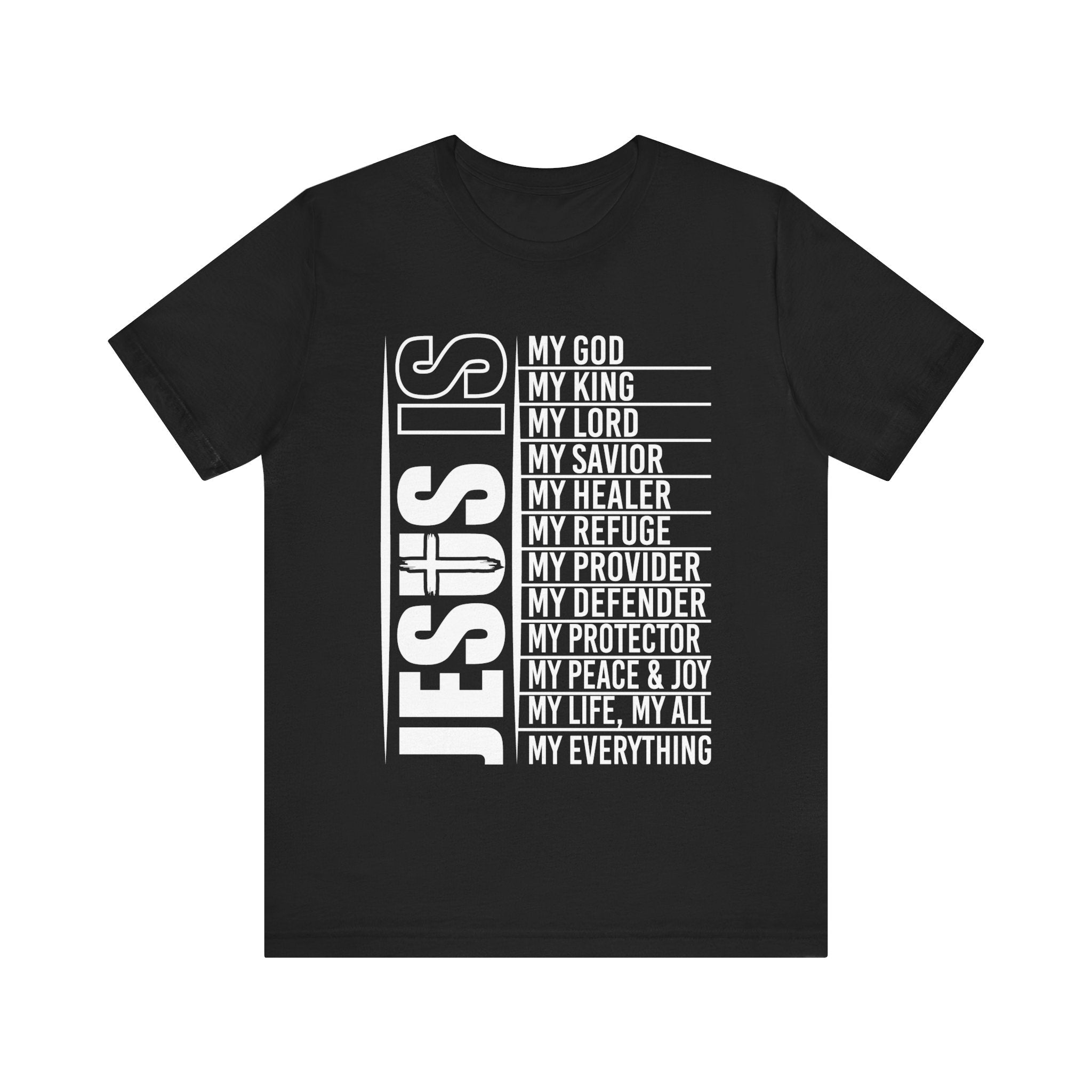 Faith Based Teen Boys T-Shirt - Jesus is | T-Shirt by atgodanddesigns