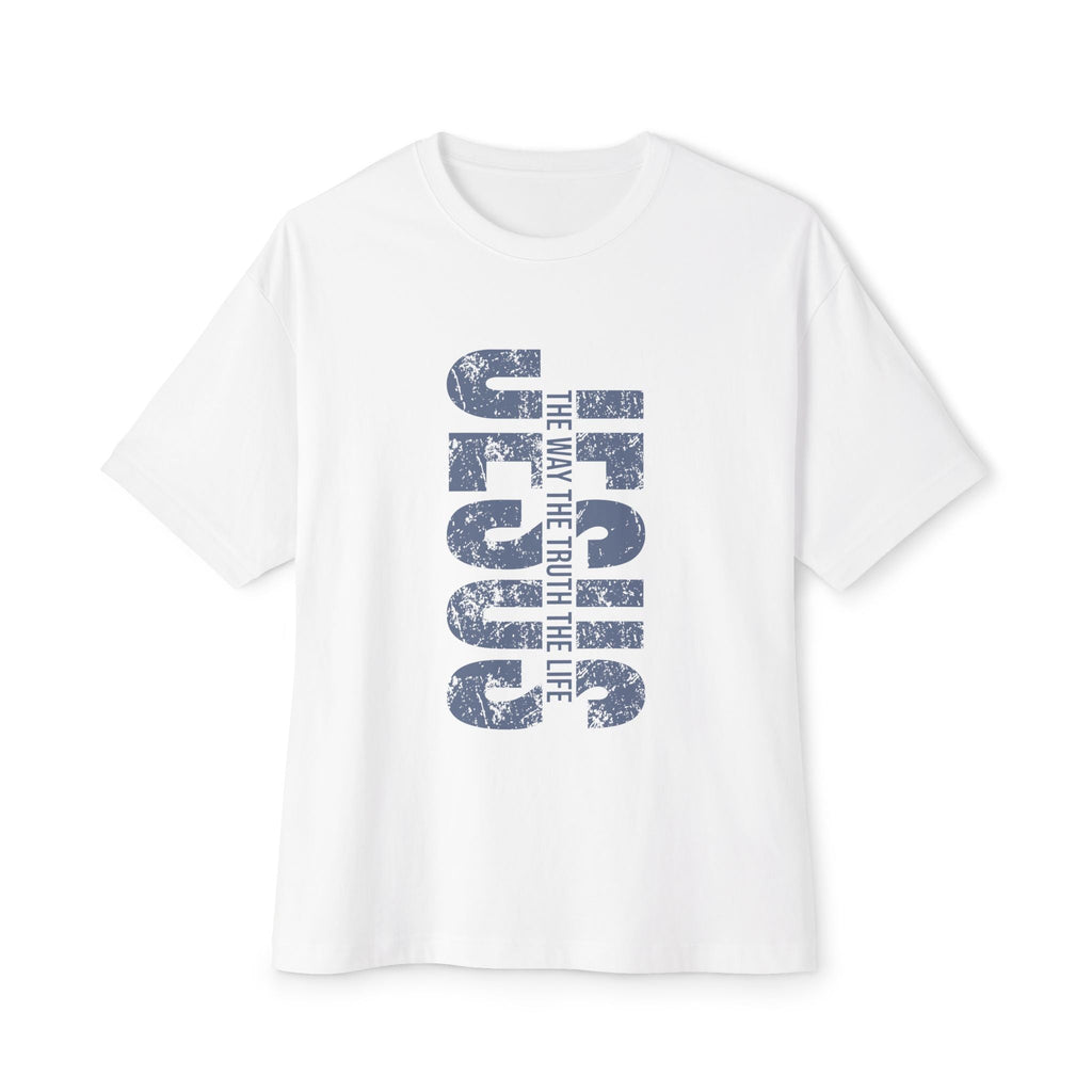 Faith Based Teen Boys T-Shirt - Jesus The Way The Truth The Life | T-Shirt by atgodanddesigns