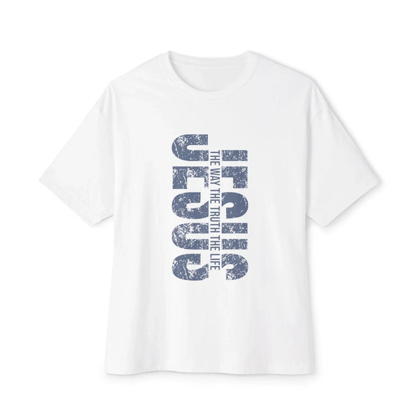 Faith Based Teen Boys T-Shirt - Jesus The Way The Truth The Life | T-Shirt by atgodanddesigns