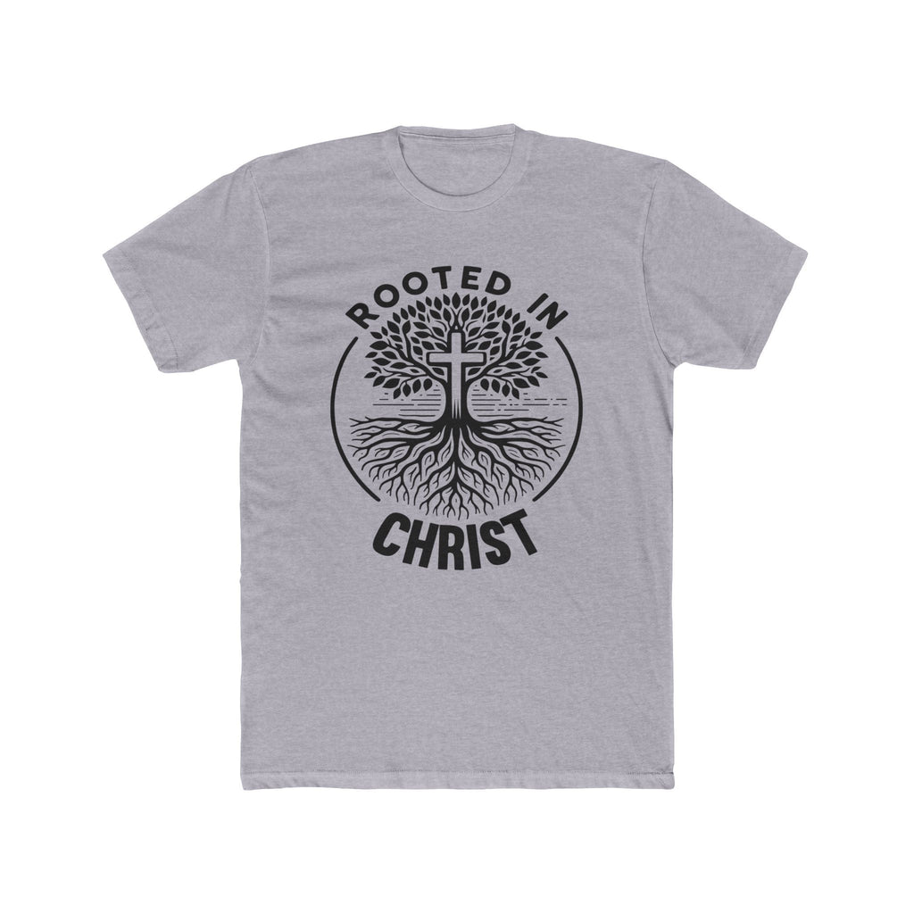 Faith Based Teen Boys T-Shirt - Rooted In Christ | T-Shirt by atgodanddesigns