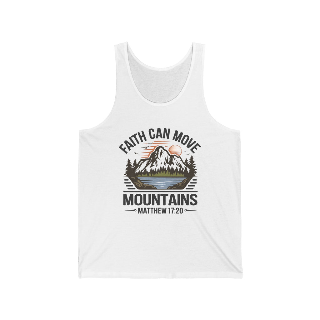 Faith Based Teen Boys Tank - Faith Can Move Mountains | Tank Top by atgodanddesigns