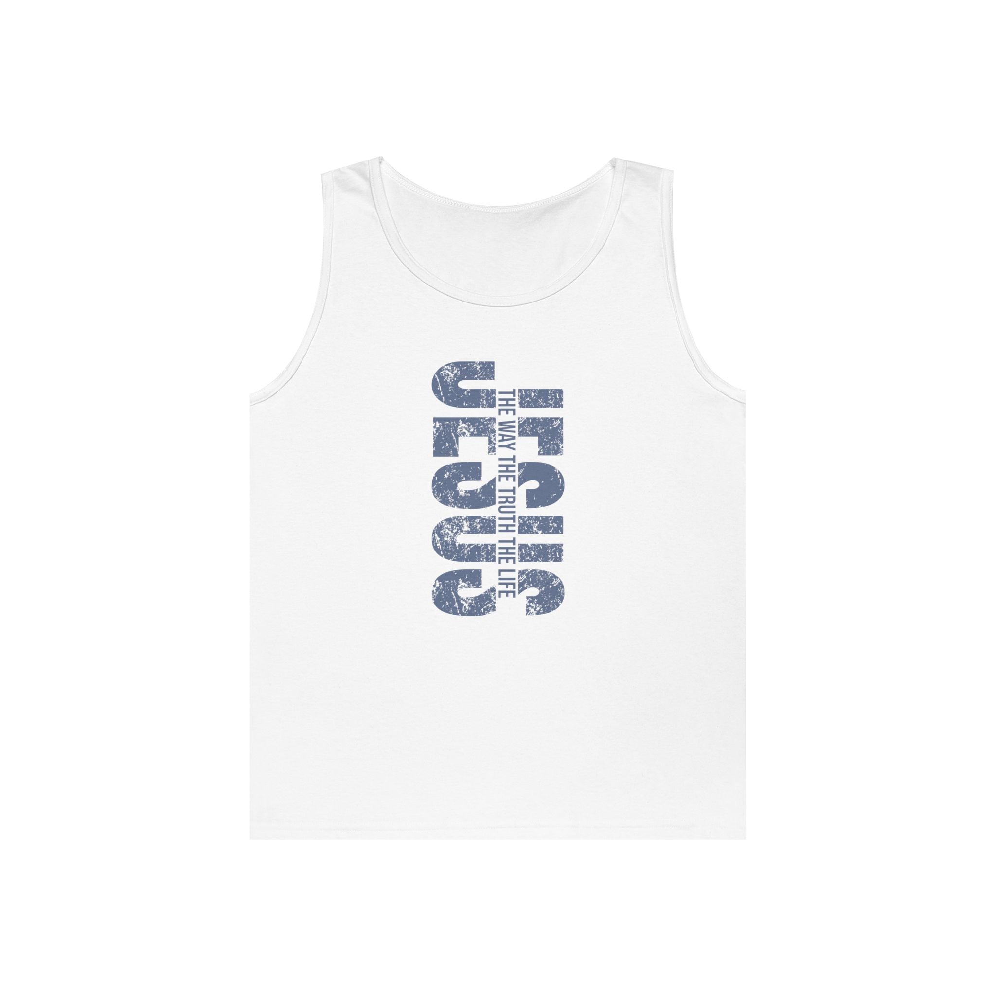 Faith Based Teen Boys Tank - Jesus The Way The Truth The Life | Tank Top by atgodanddesigns