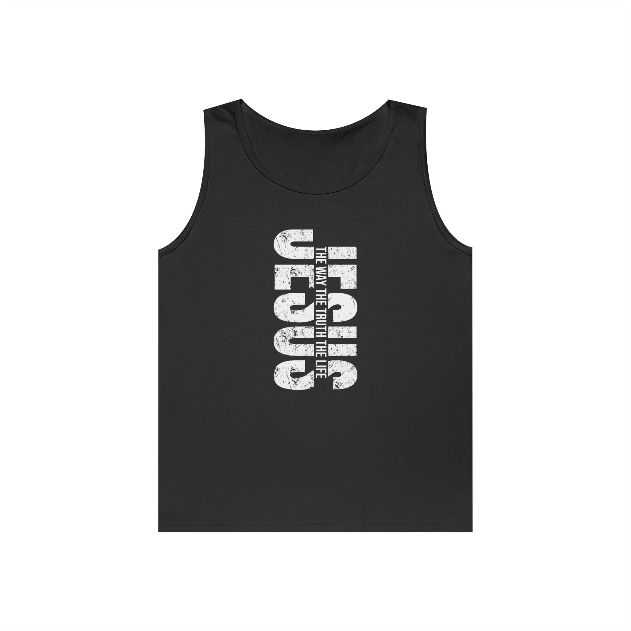 Faith Based Teen Boys Tank - Jesus The Way The Truth The Life | Tank Top by atgodanddesigns