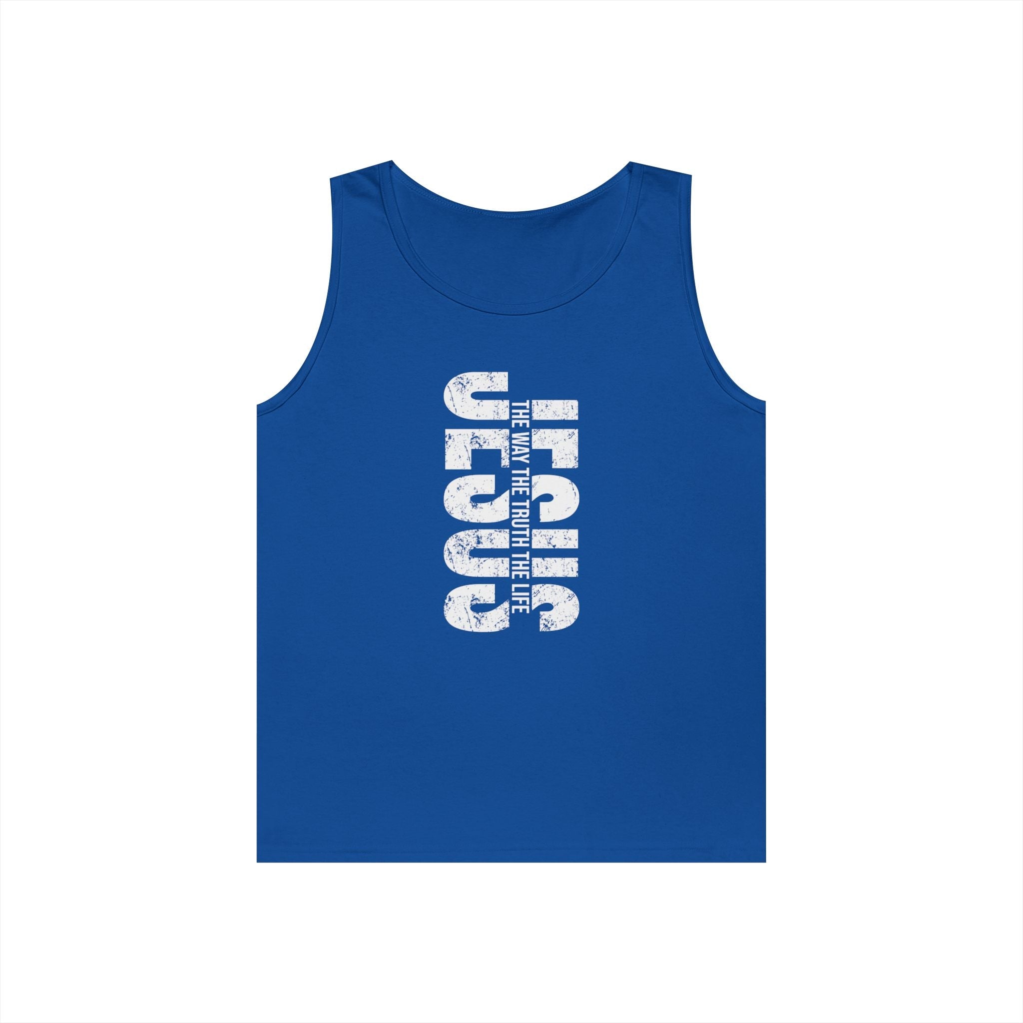 Faith Based Teen Boys Tank - Jesus The Way The Truth The Life | Tank Top by atgodanddesigns